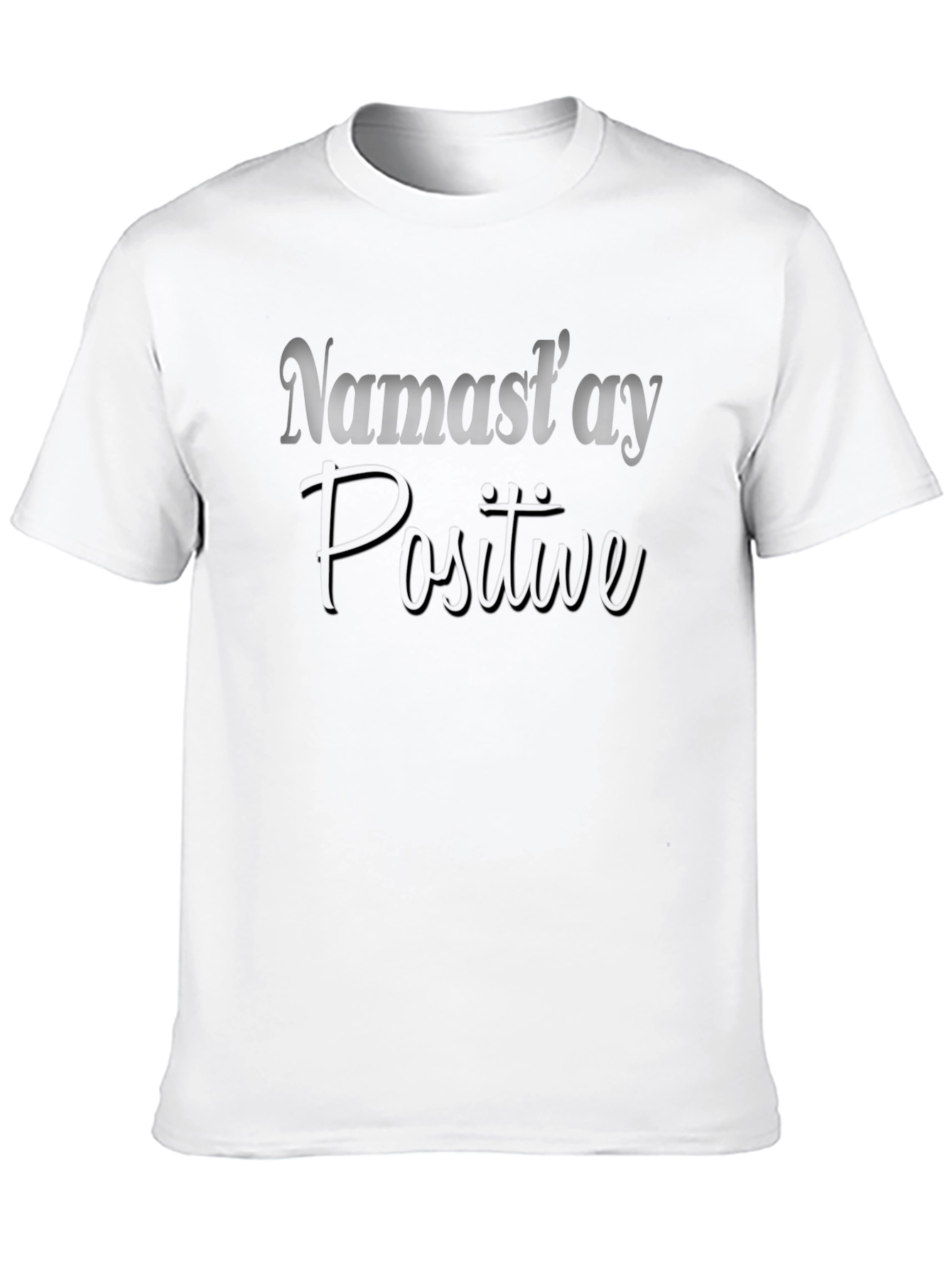 Namastay Positive Black T-Shirt