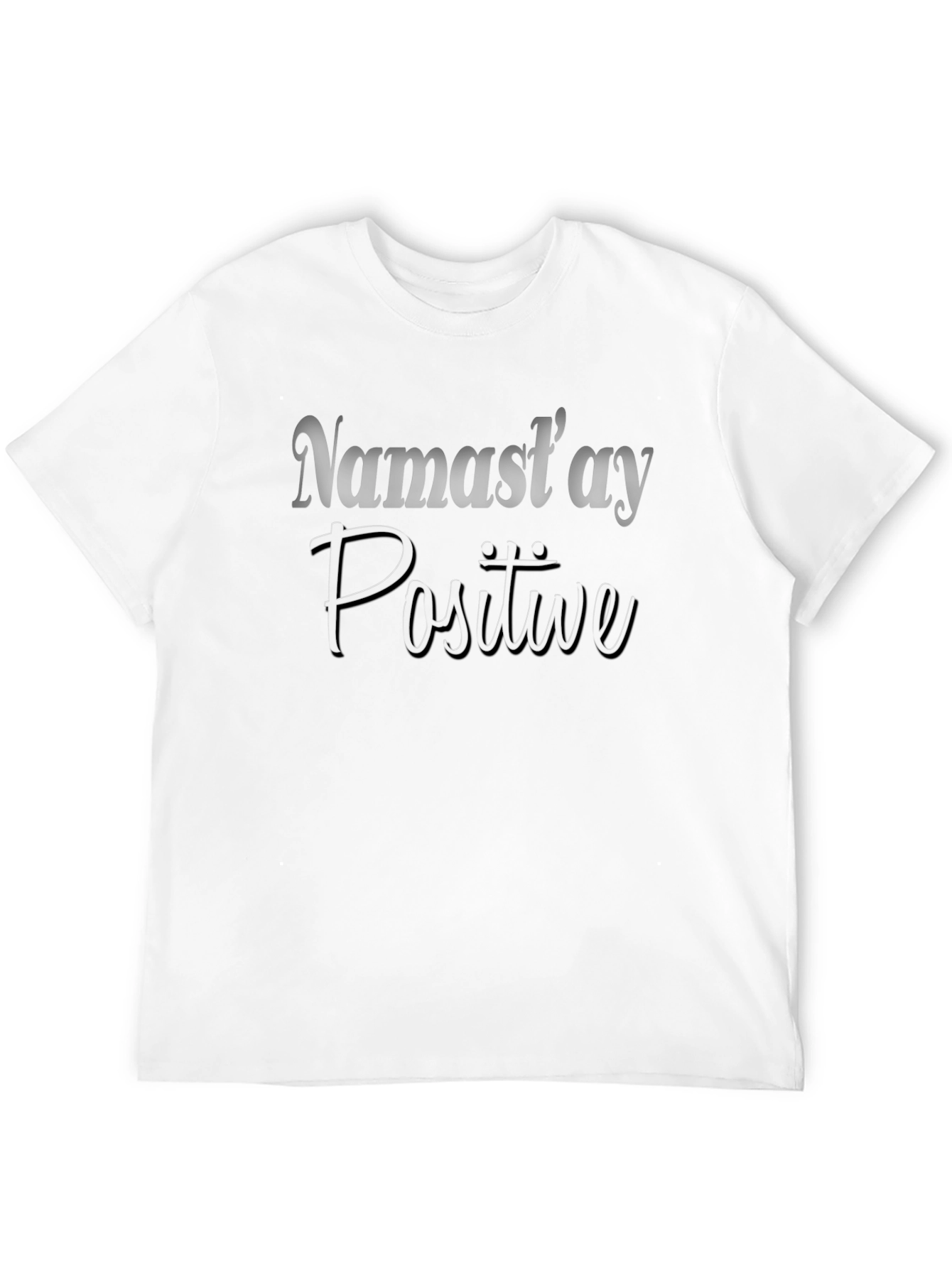 Namastay Positive Black T-Shirt