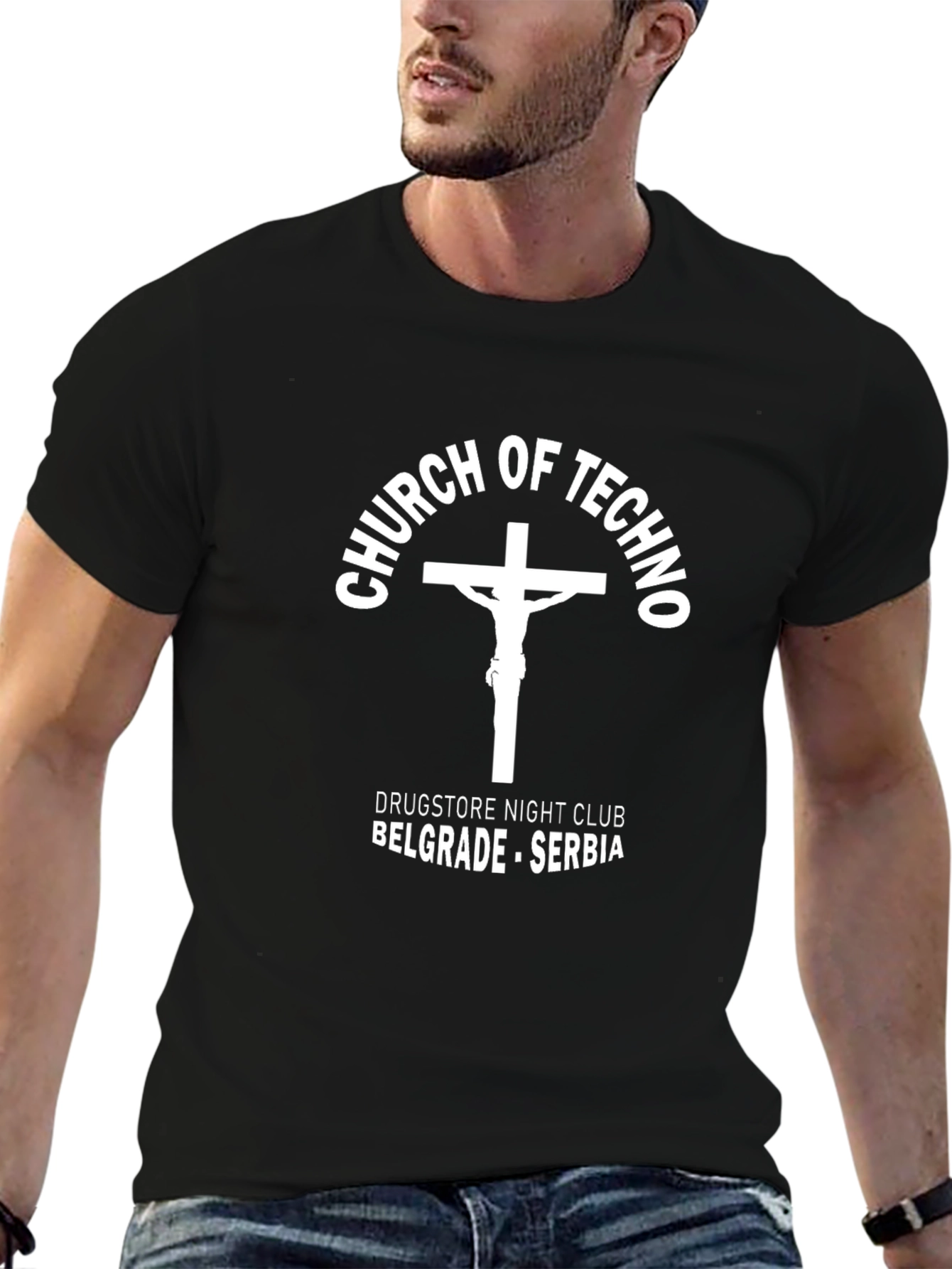 Church of Techno Graphic Tee