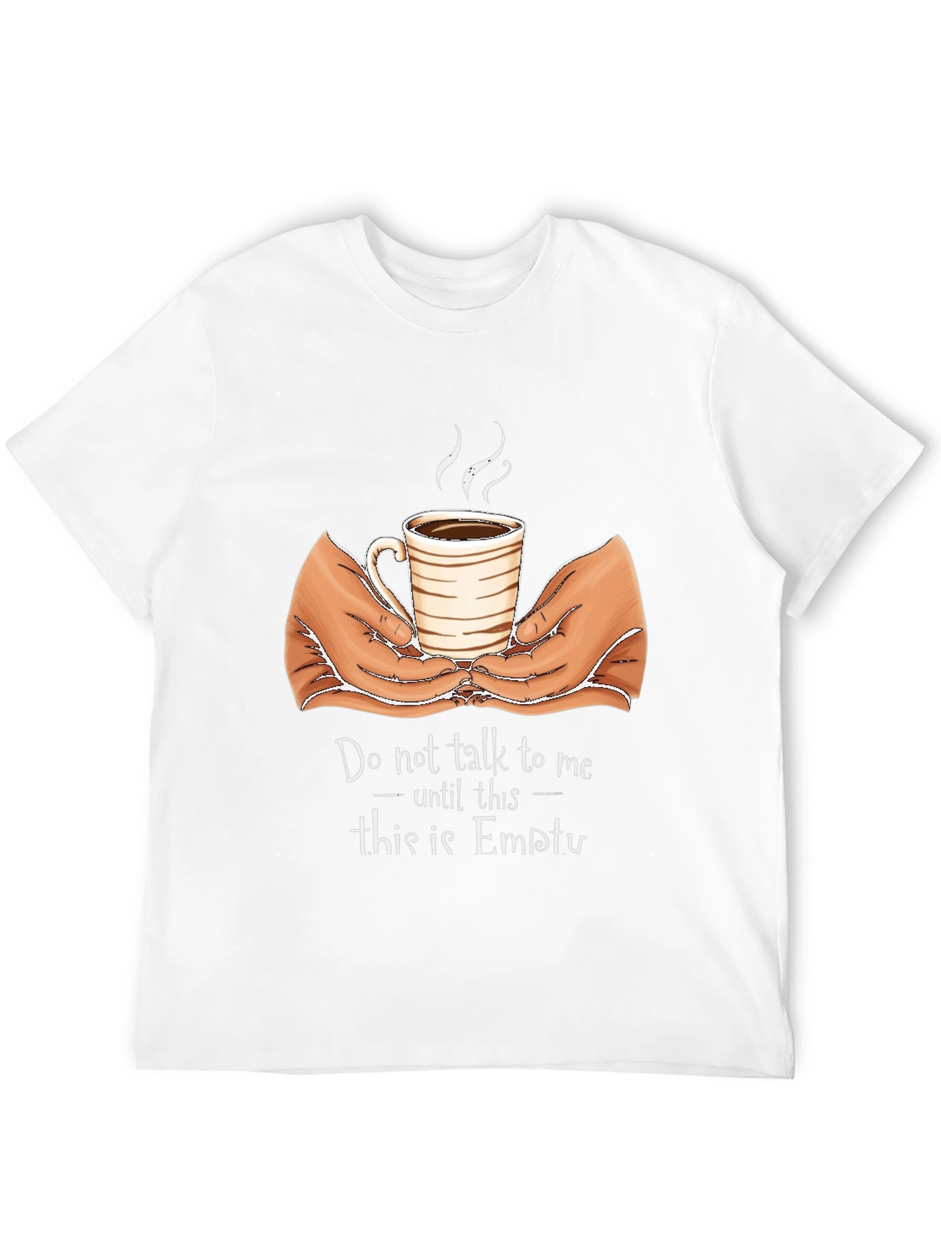 Coffee Lovers T-Shirt: Do Not Talk Until Empty