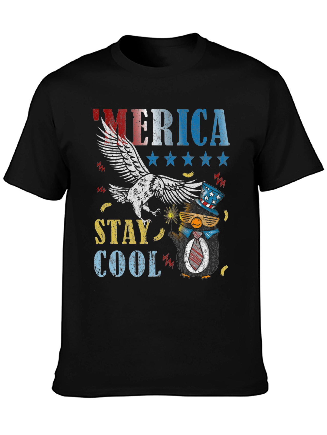 America Stay Cool Patriotic T-Shirt