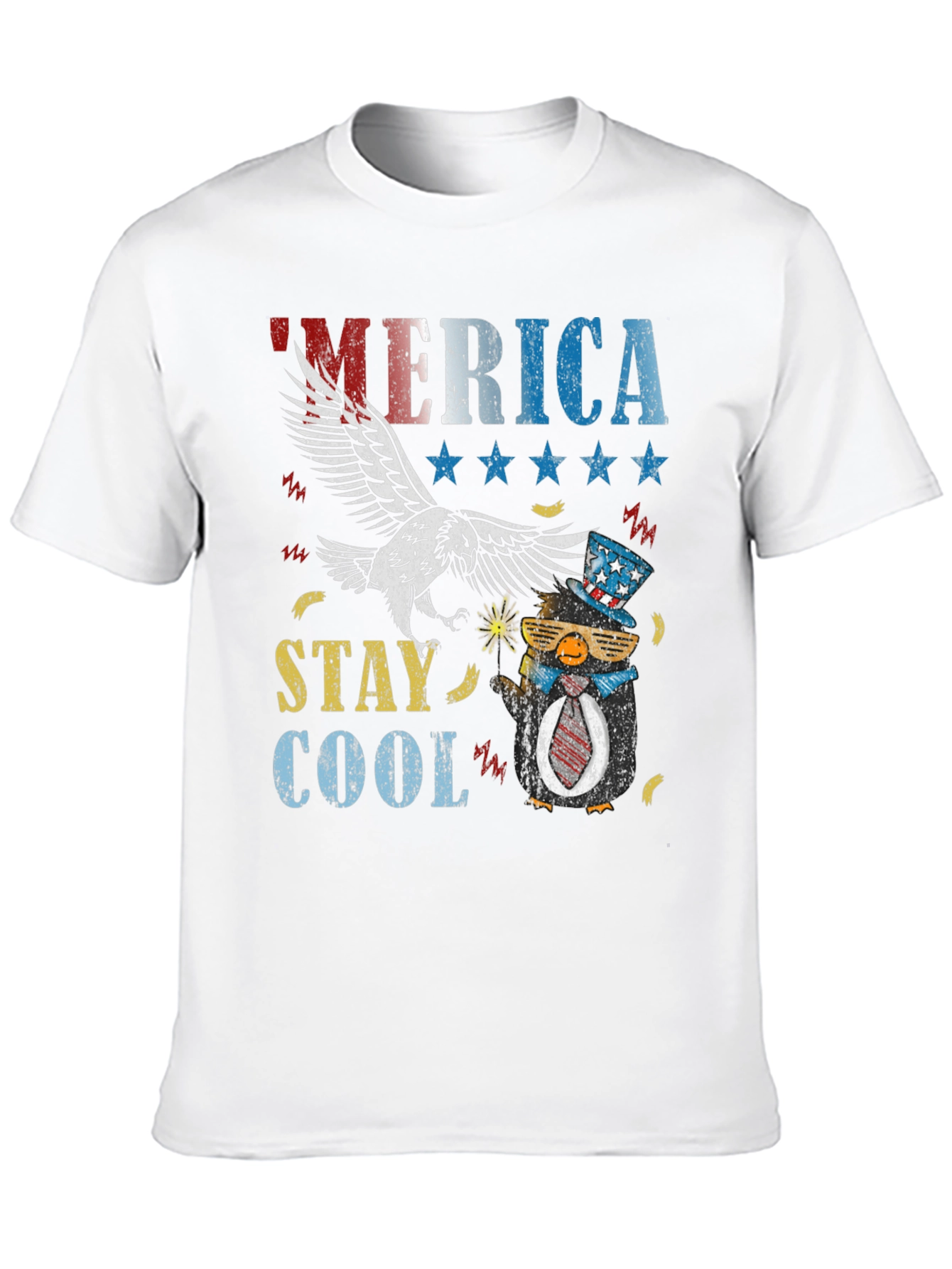 America Stay Cool Patriotic T-Shirt