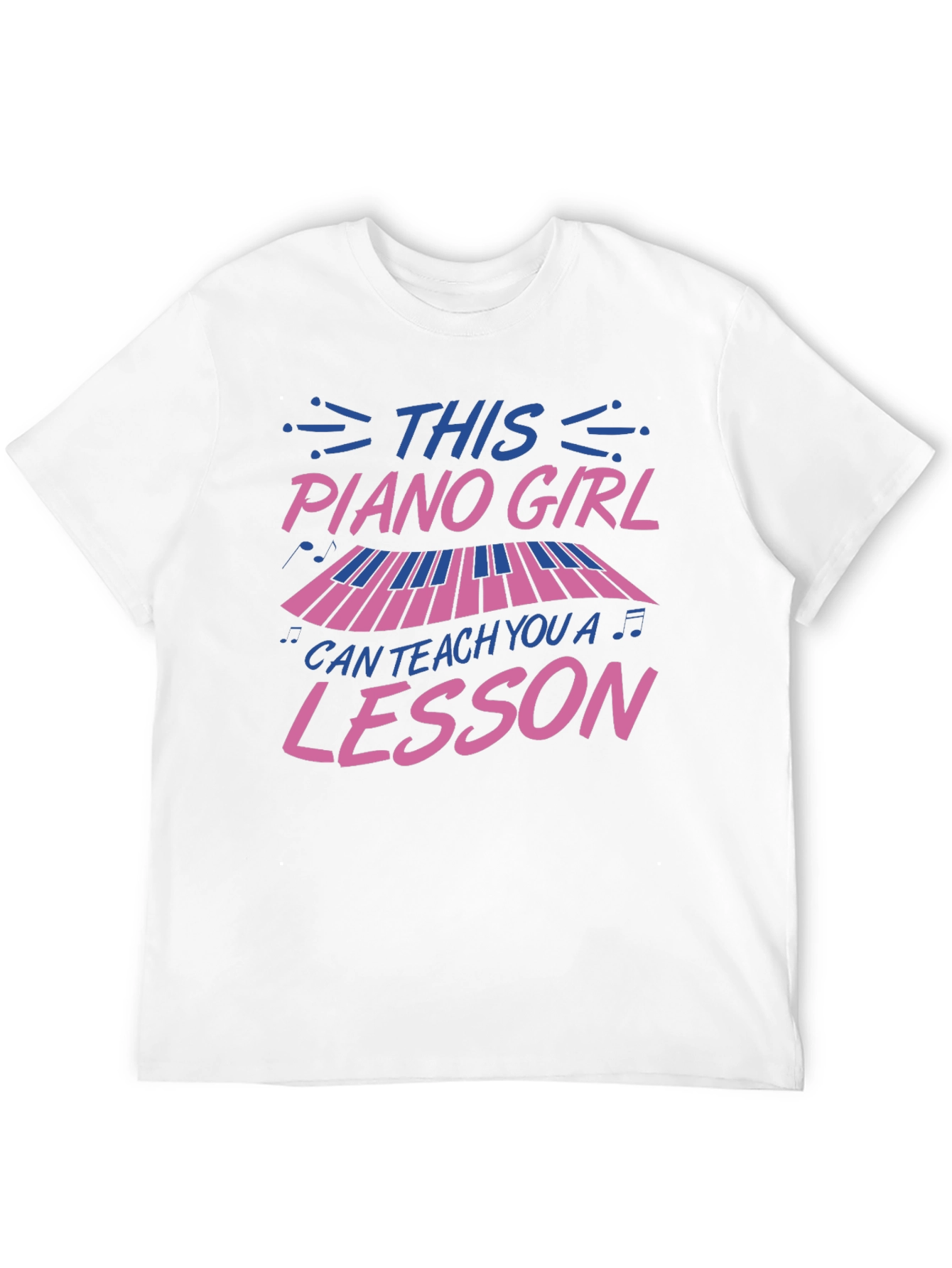 Piano Girl T-Shirt - Music Lesson Apparel