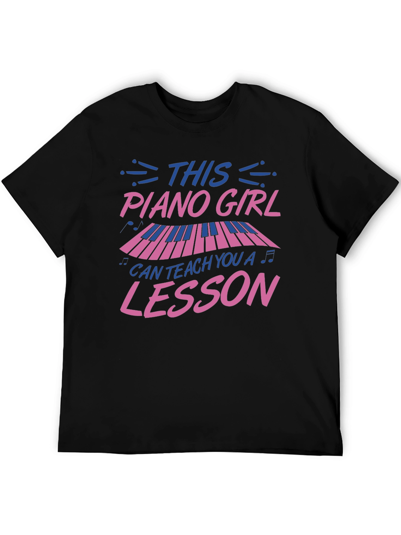 Piano Girl T-Shirt - Music Lesson Apparel