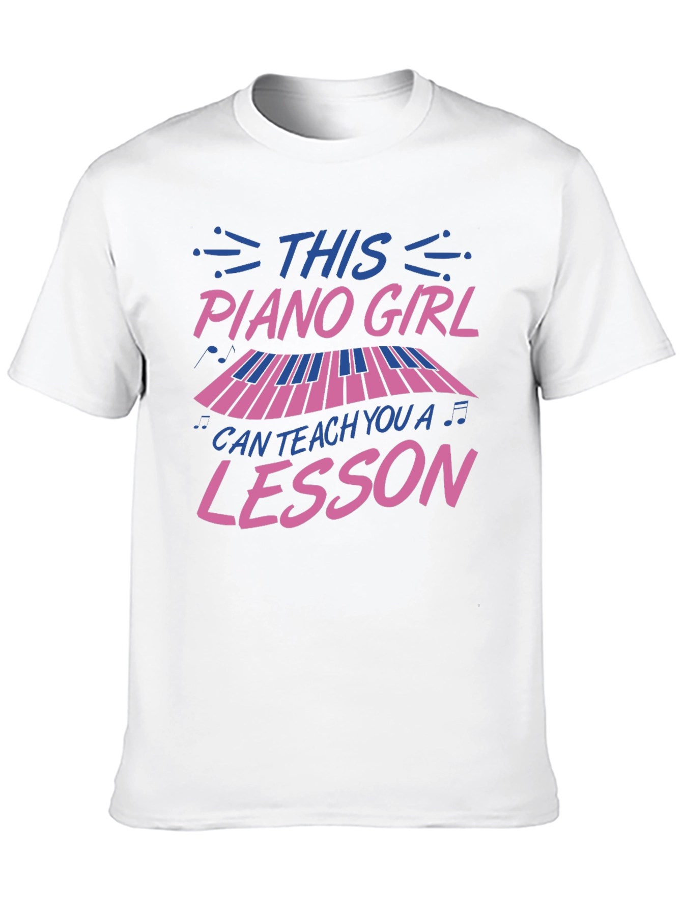 Piano Girl T-Shirt - Music Lesson Apparel