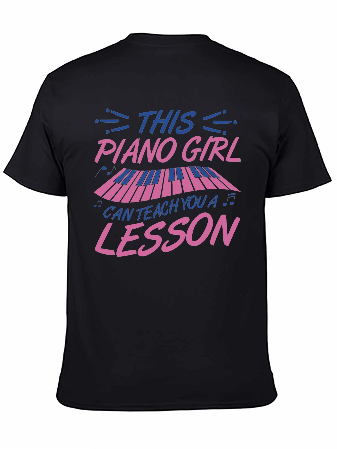 Piano Girl T-Shirt - Music Lesson Apparel