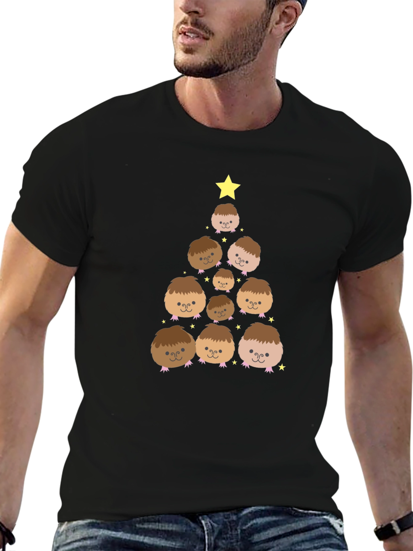 Guinea Pig Christmas Tree T-Shirt