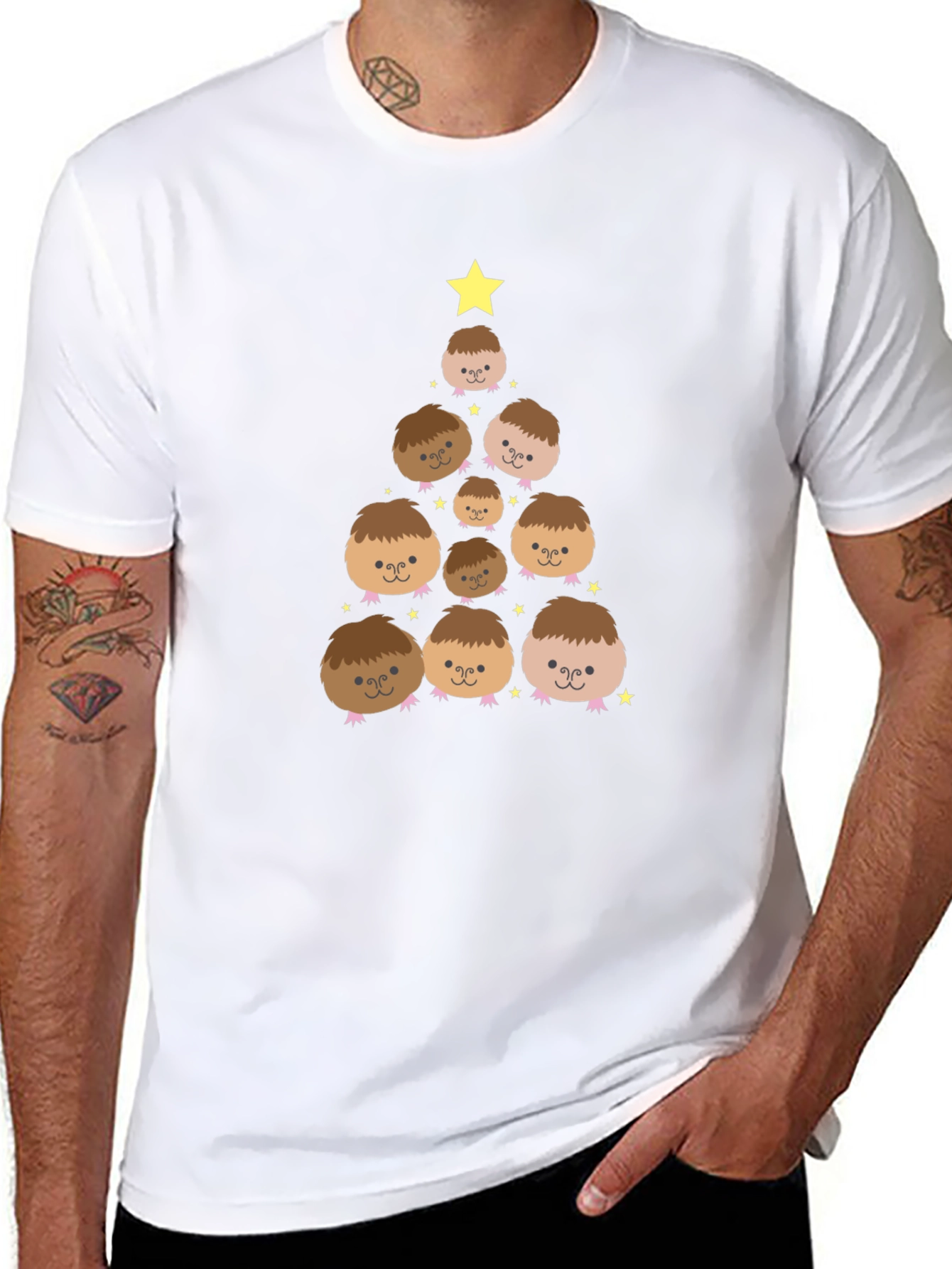 Guinea Pig Christmas Tree T-Shirt