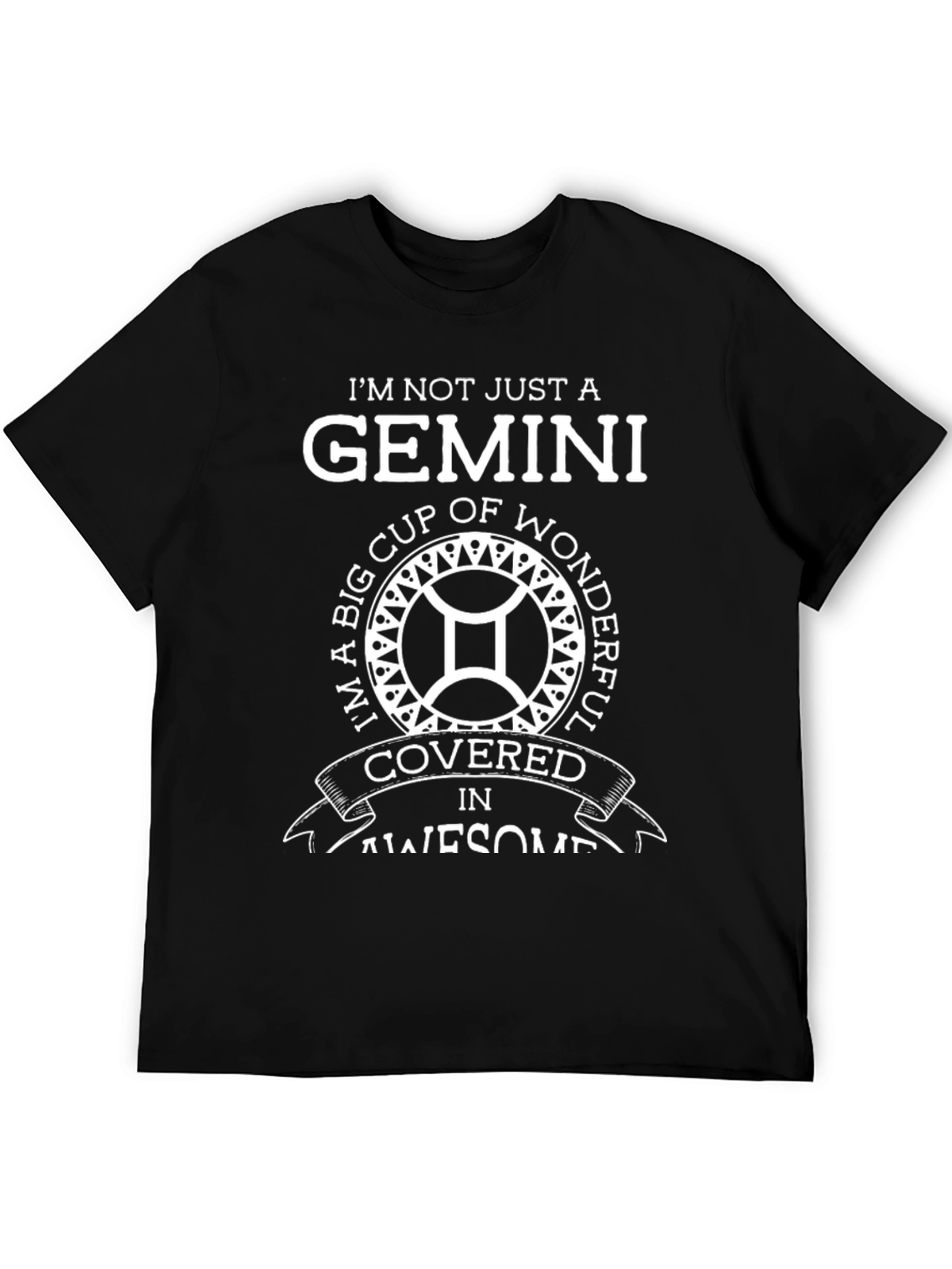 Gemini Zodiac T-Shirt - Big Cup of Wonderful Awesome