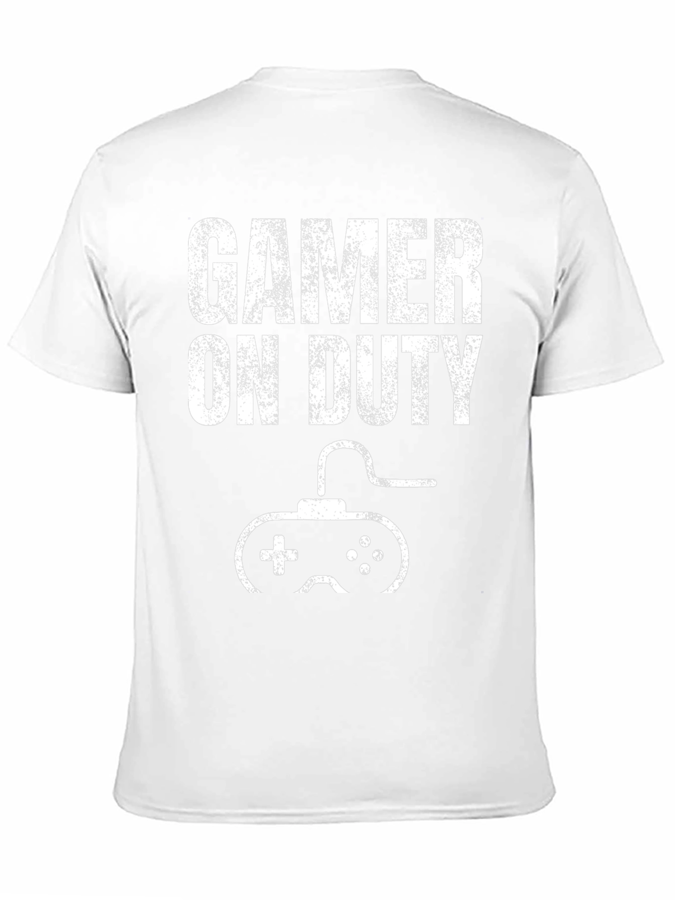 Gamer On Duty Black Graphic T-Shirt