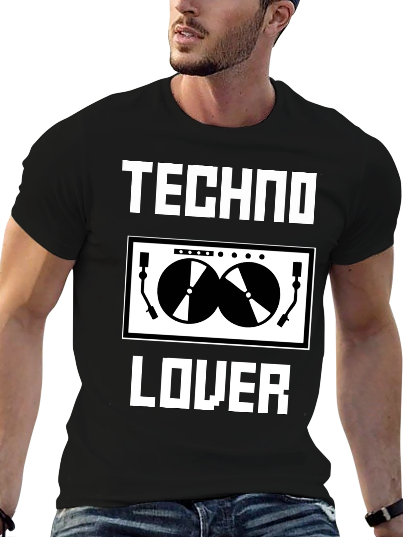 Techno Lover Graphic T-Shirt
