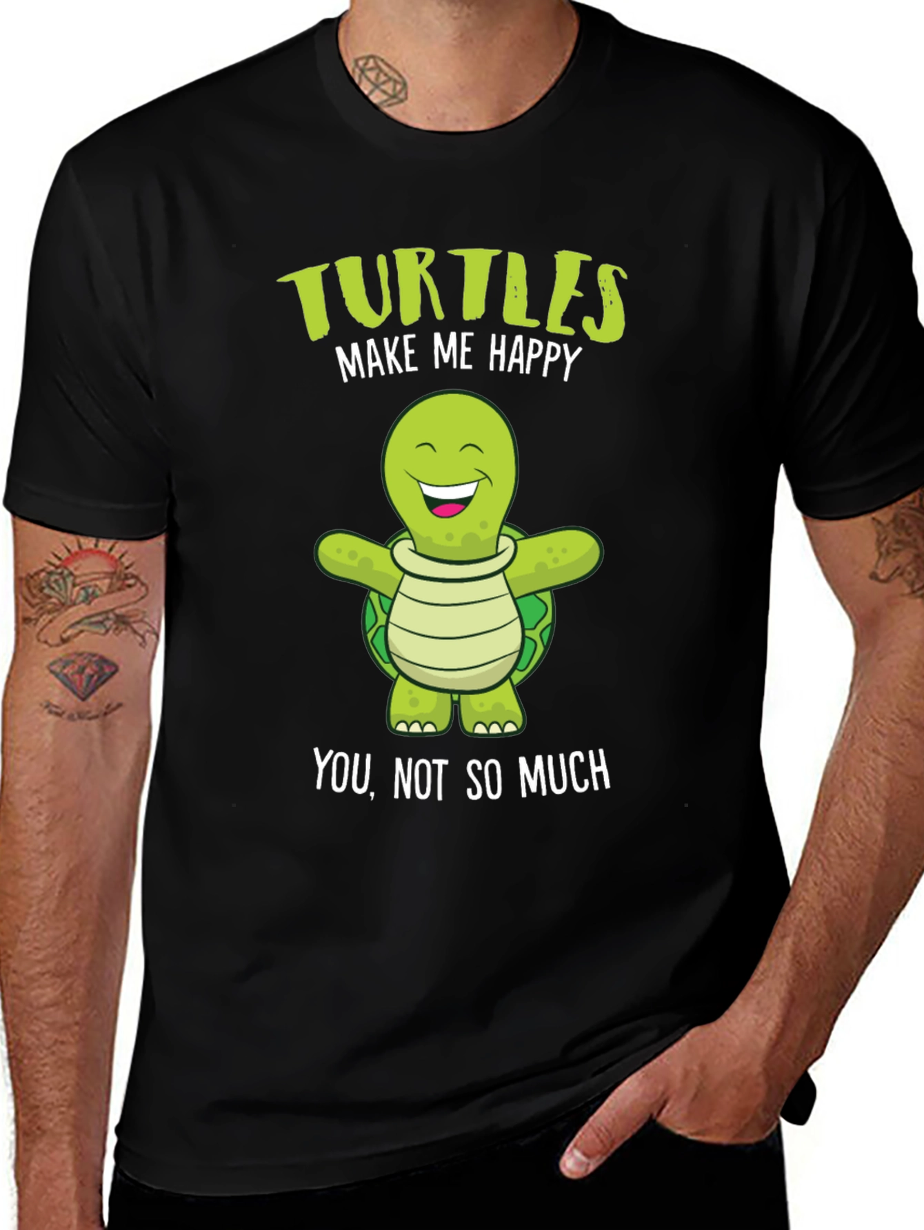 Turtles Make Me Happy Graphic Tee