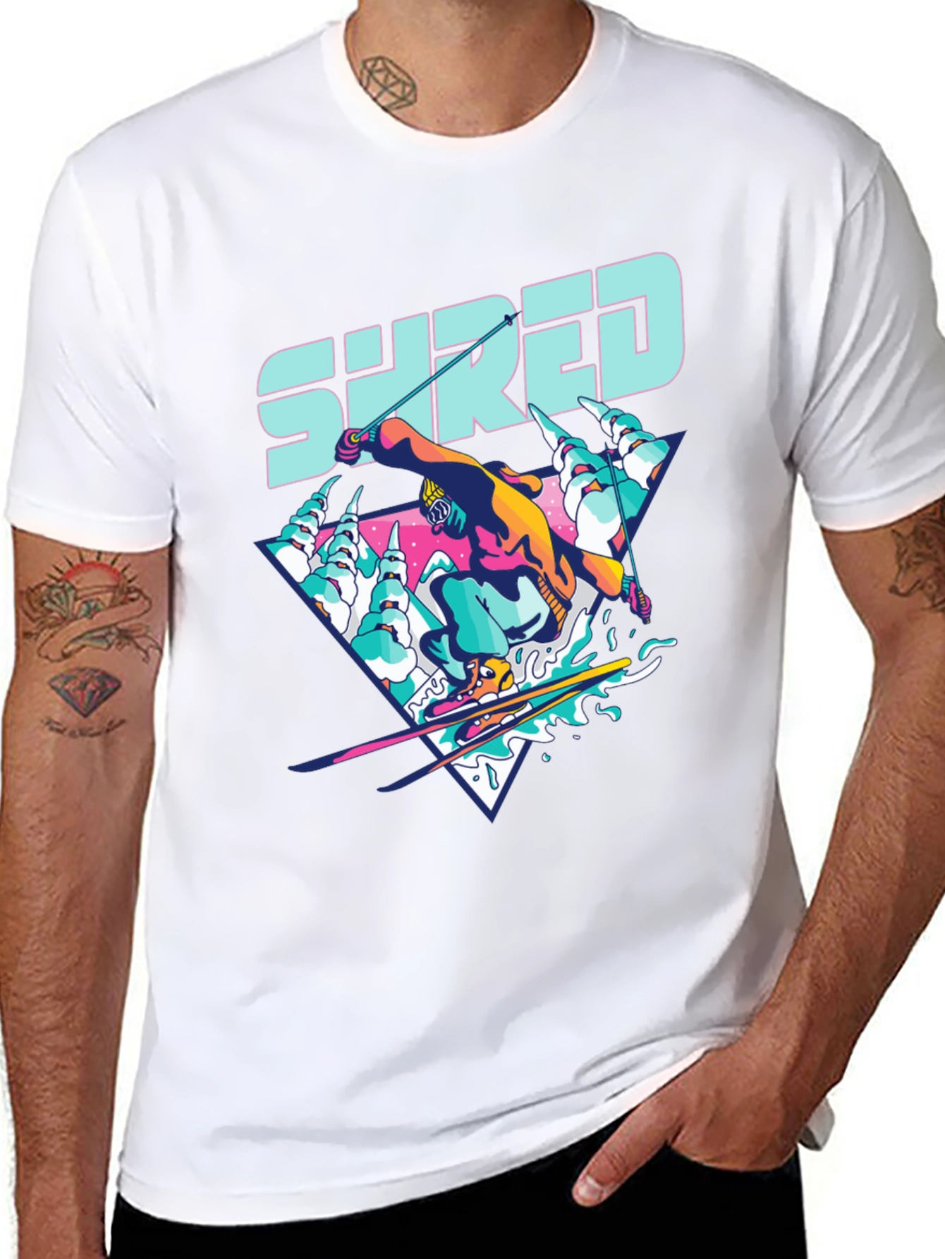 Shred Retro Ski T-Shirt