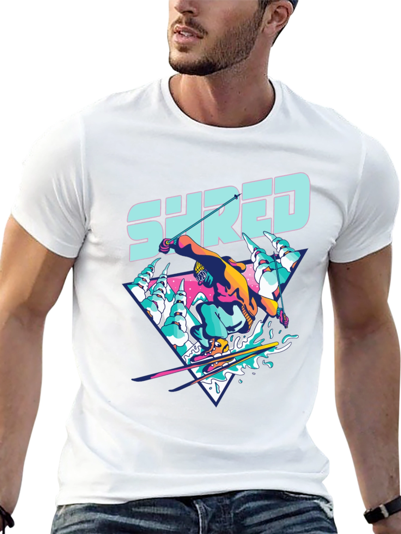 Shred Retro Ski T-Shirt