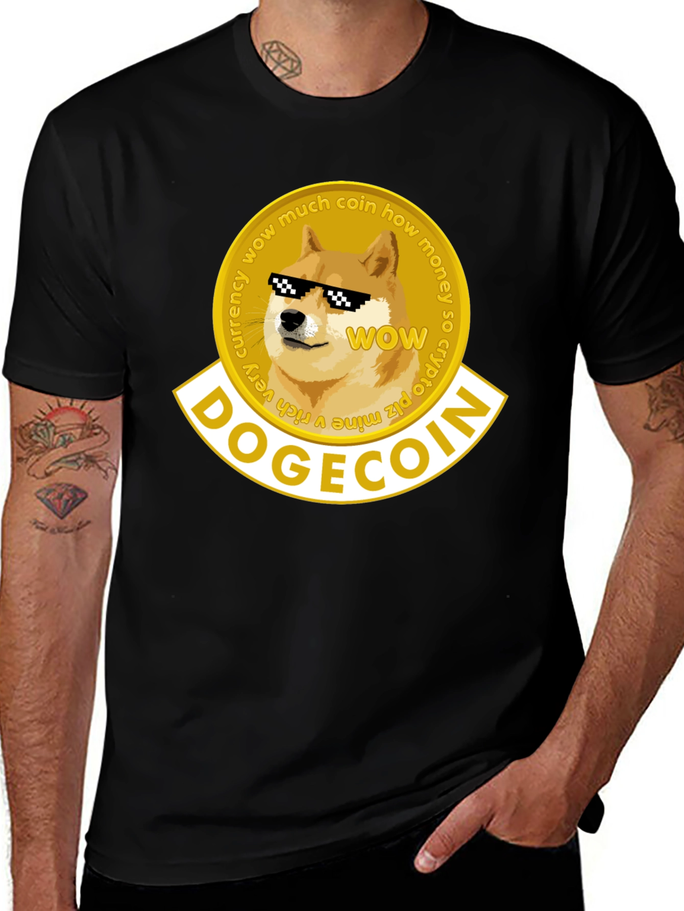 DogeCoin Meme T-Shirt - Crypto Currency Tee