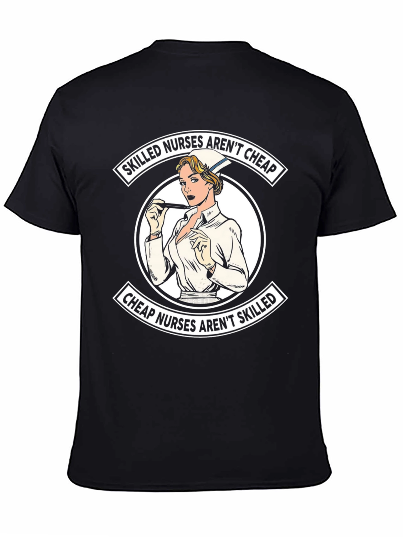 Skilled Nurses Graphic T-Shirt - Black