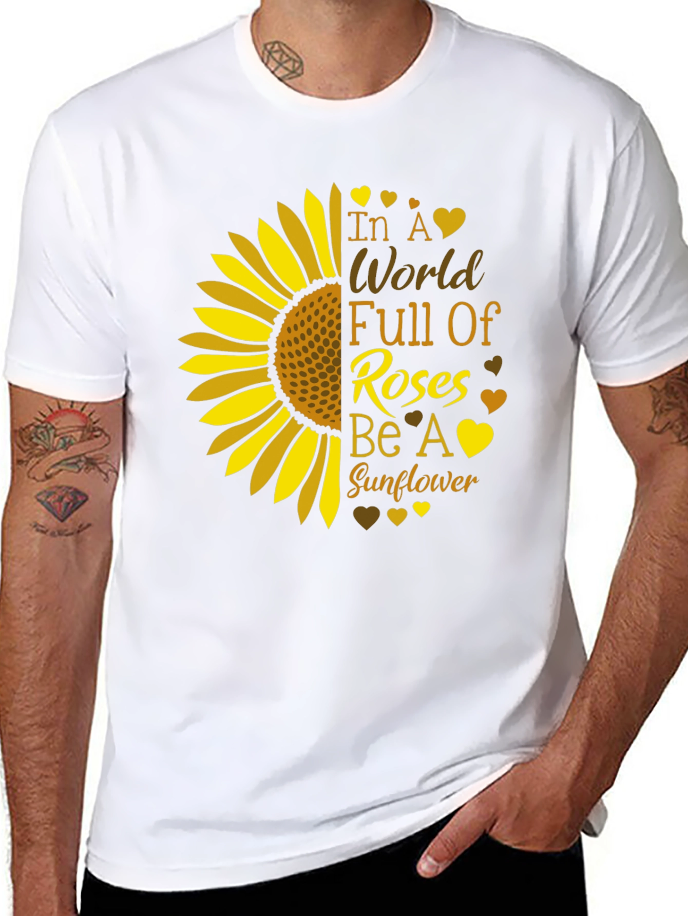 Sunflower Graphic Tee - Be a Sunflower!