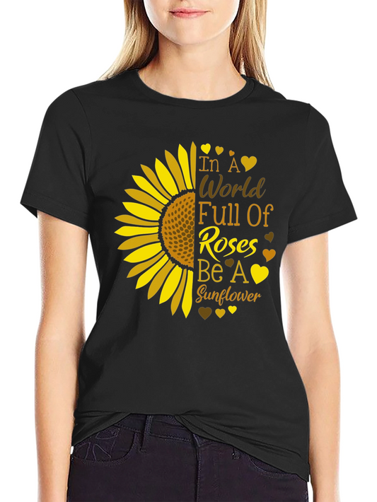 Sunflower Graphic Tee - Be a Sunflower!
