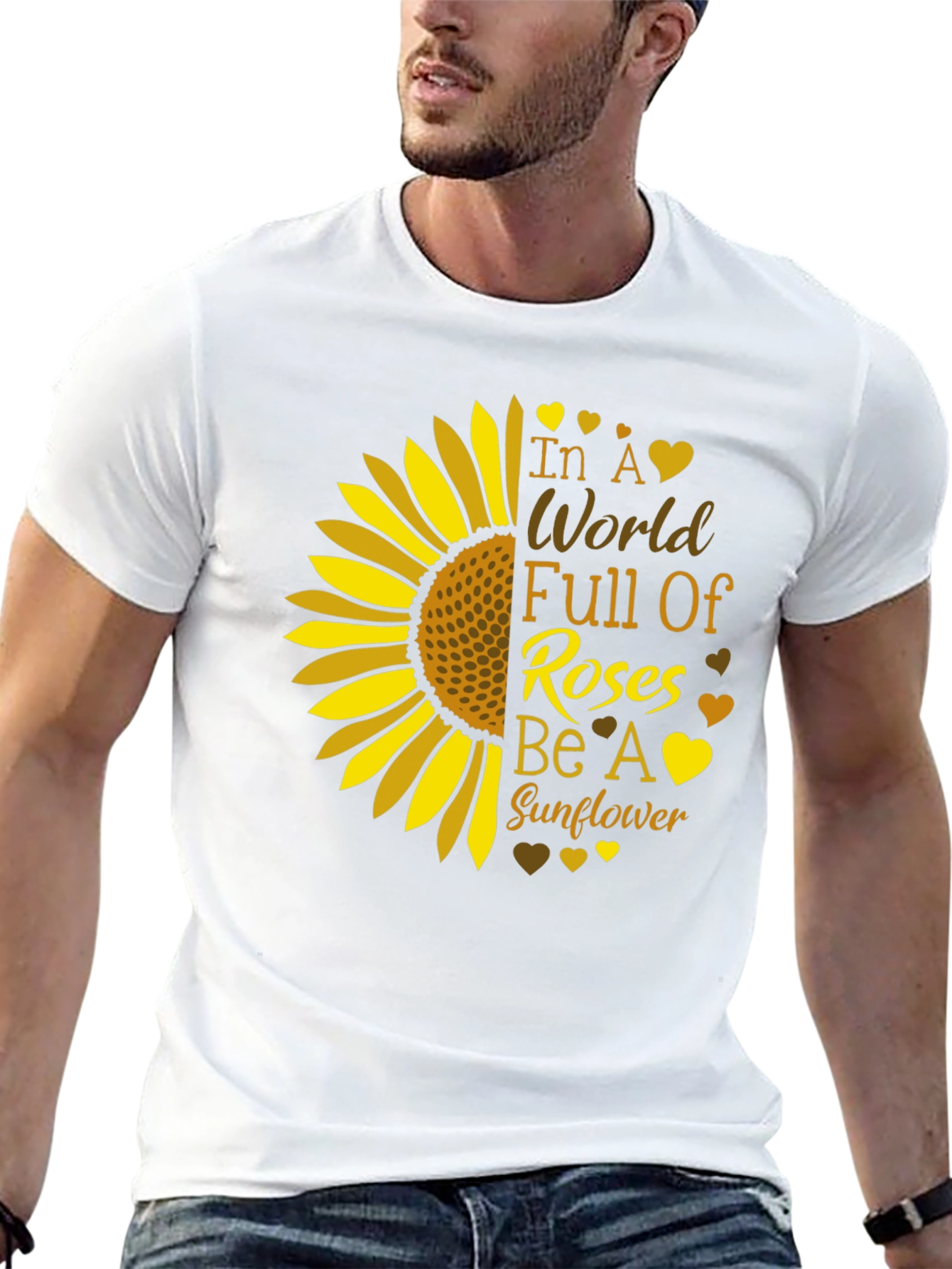 Sunflower Graphic Tee - Be a Sunflower!