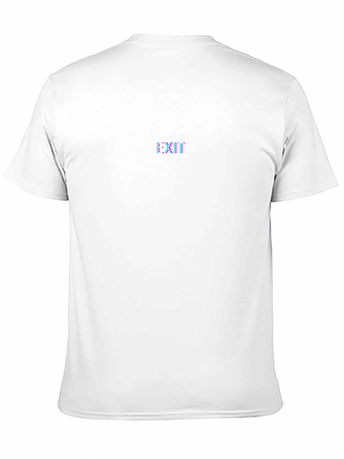 Mens Black T-Shirt with EXIT Graphic