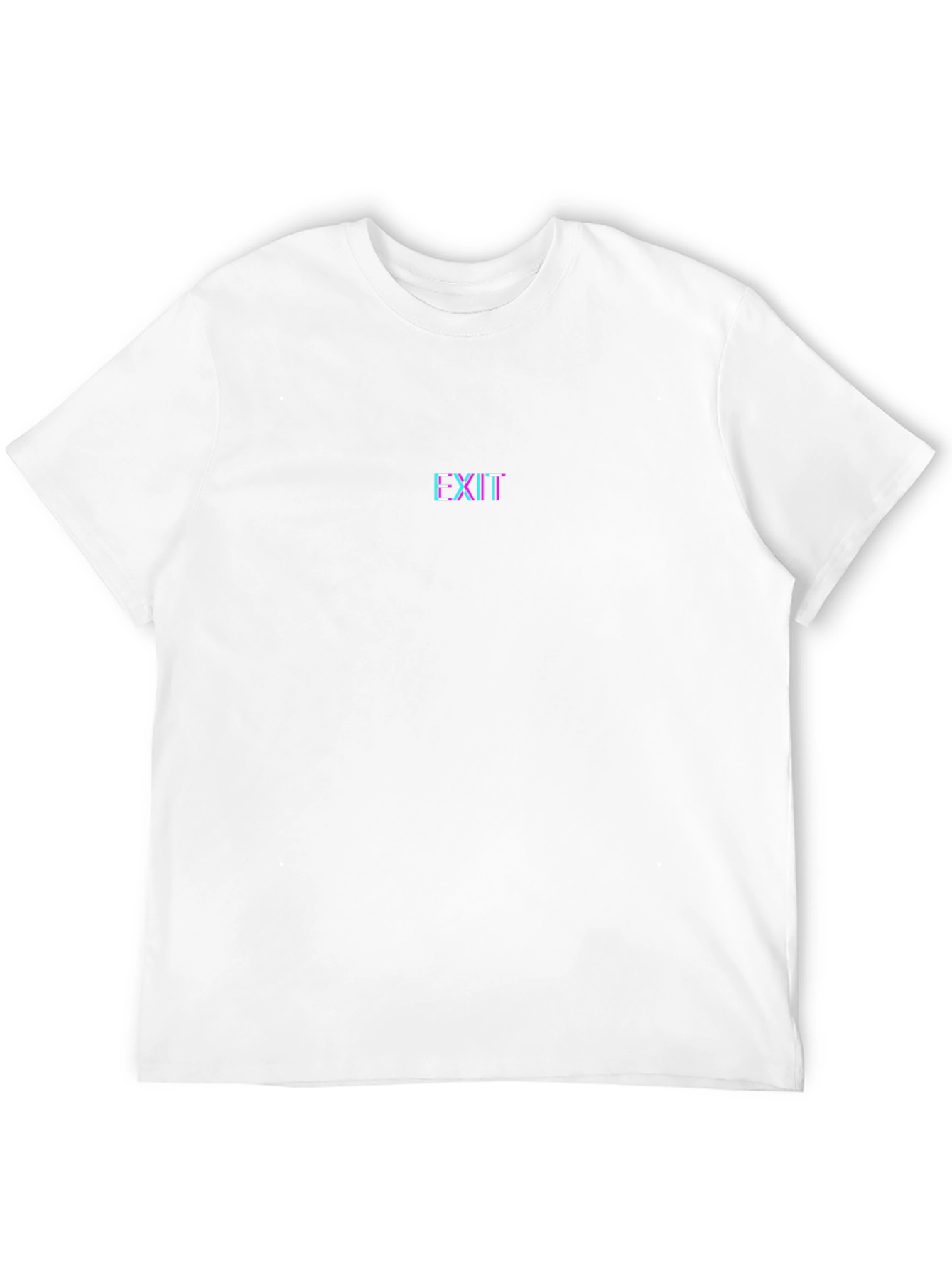 Mens Black T-Shirt with EXIT Graphic