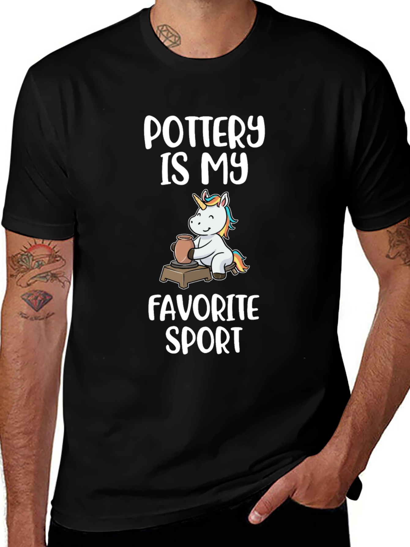 Pottery Unicorn Graphic T-Shirt