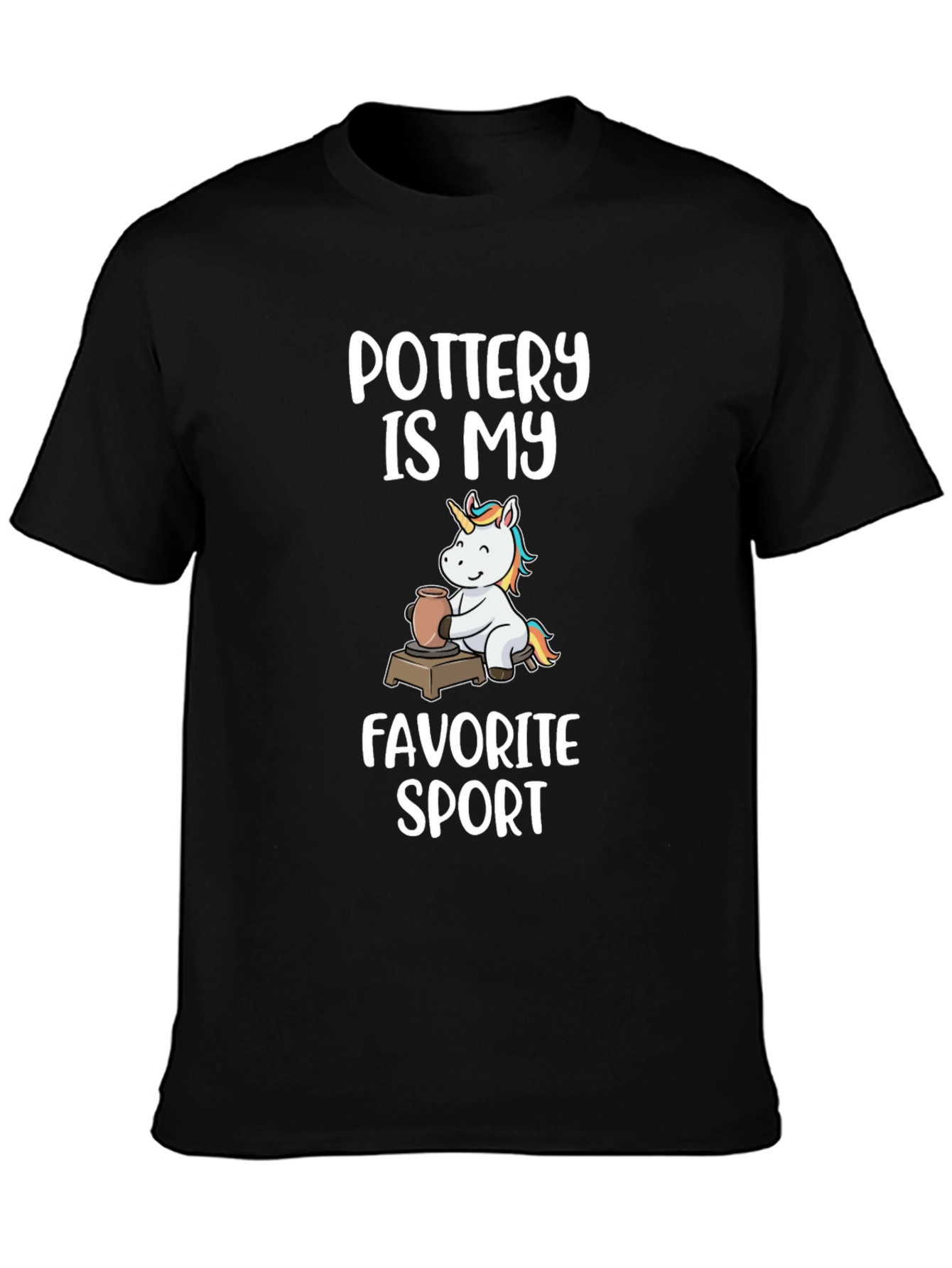 Pottery Unicorn Graphic T-Shirt