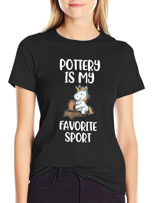 Pottery Unicorn Graphic T-Shirt