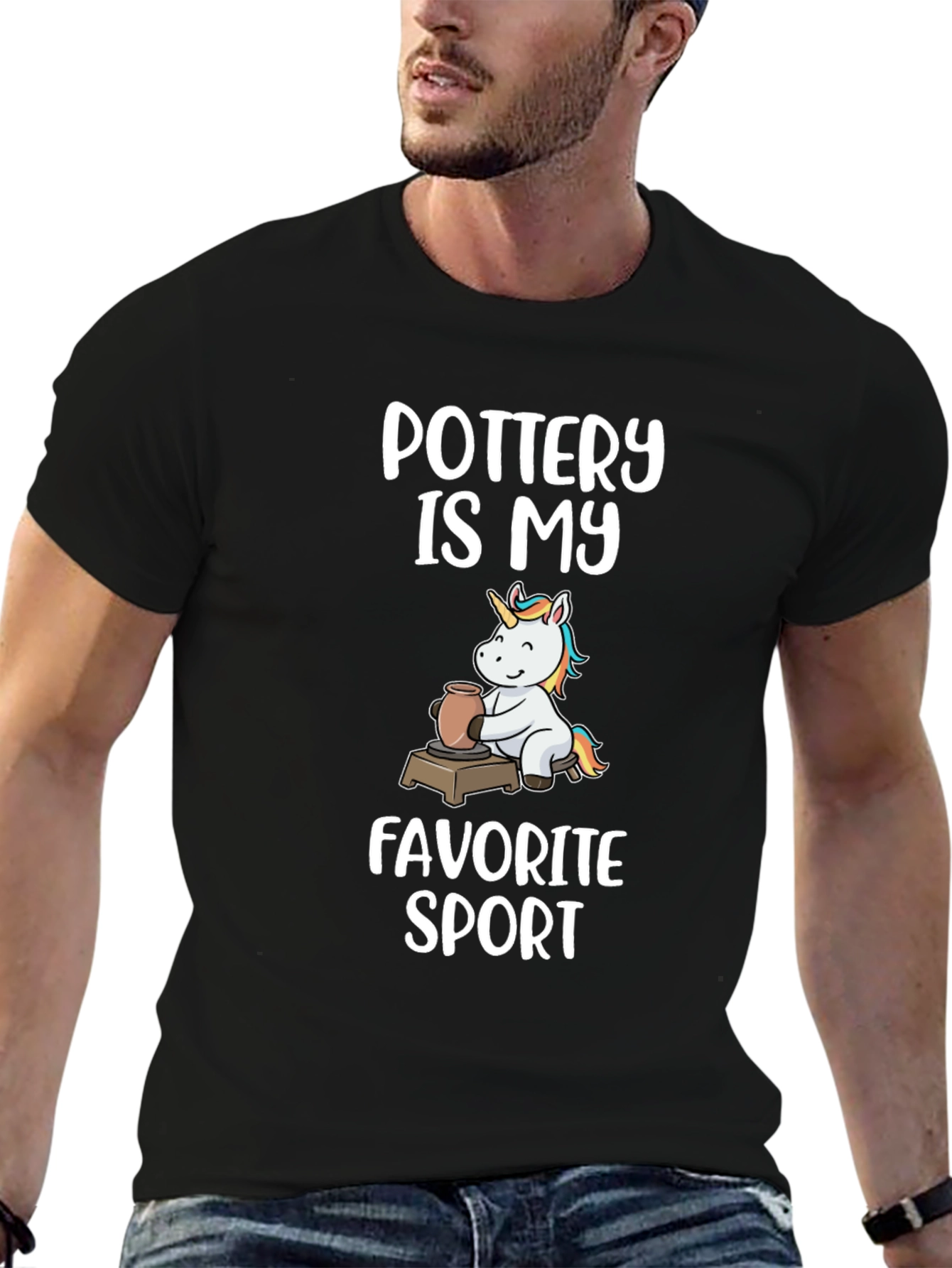 Pottery Unicorn Graphic T-Shirt