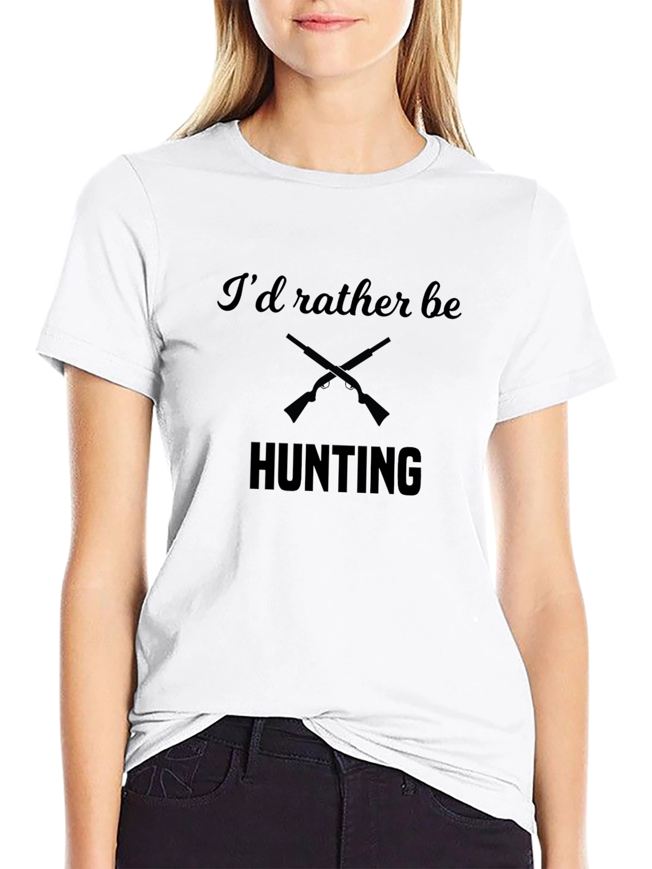 Hunting Graphic T-Shirt - Id Rather Be Hunting