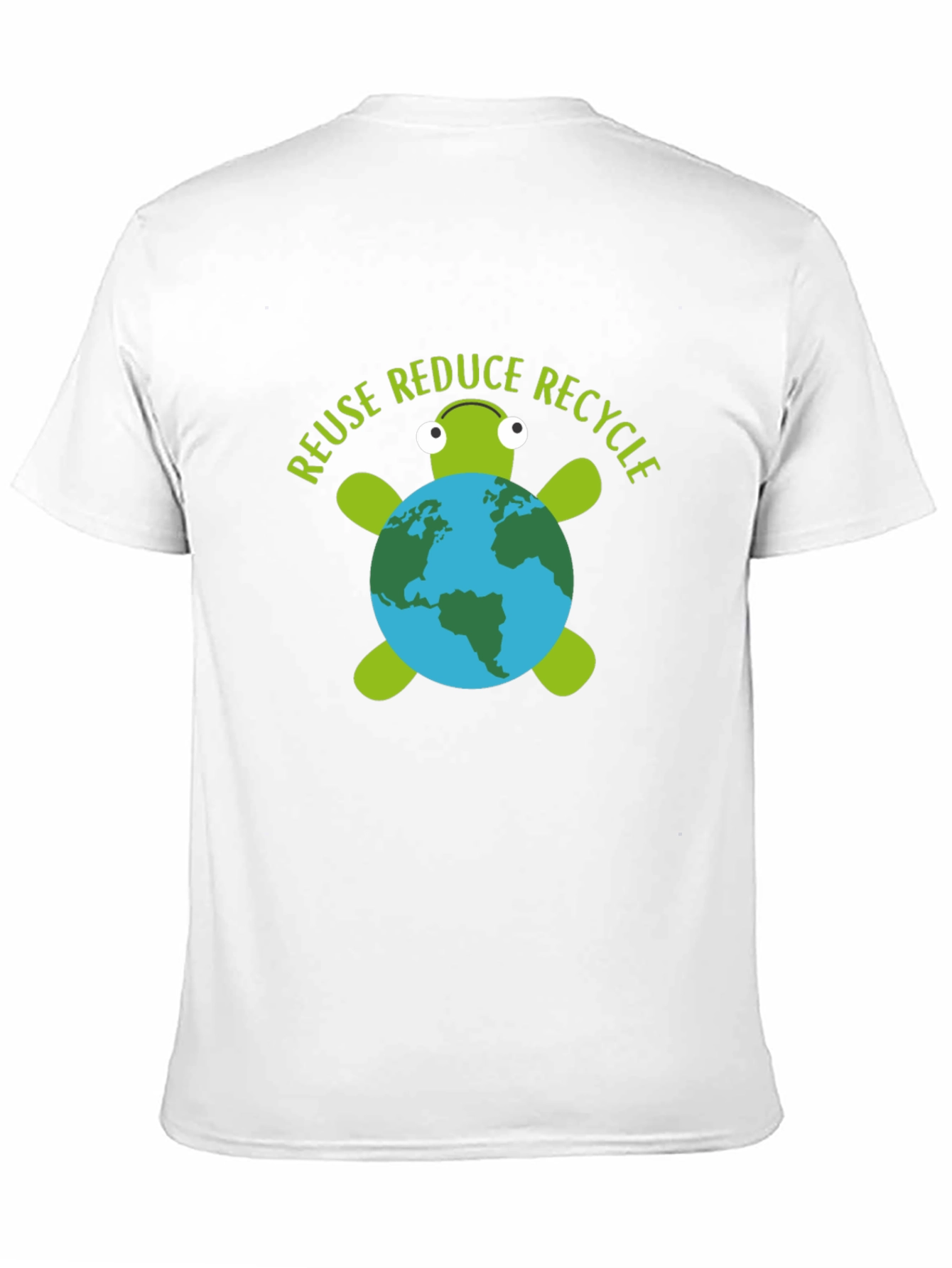 Eco Turtle Graphic Tee - Reuse Reduce Recycle