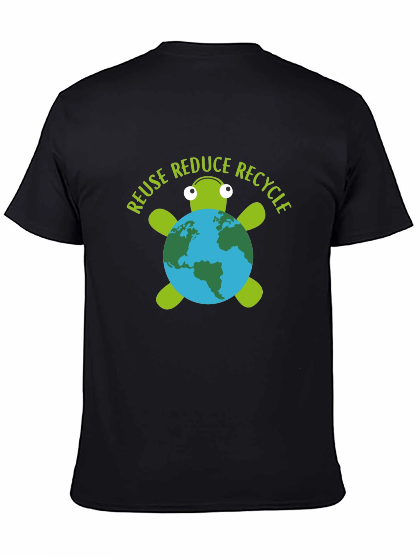 Eco Turtle Graphic Tee - Reuse Reduce Recycle