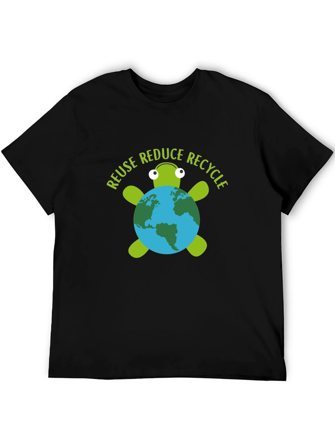Eco Turtle Graphic Tee - Reuse Reduce Recycle