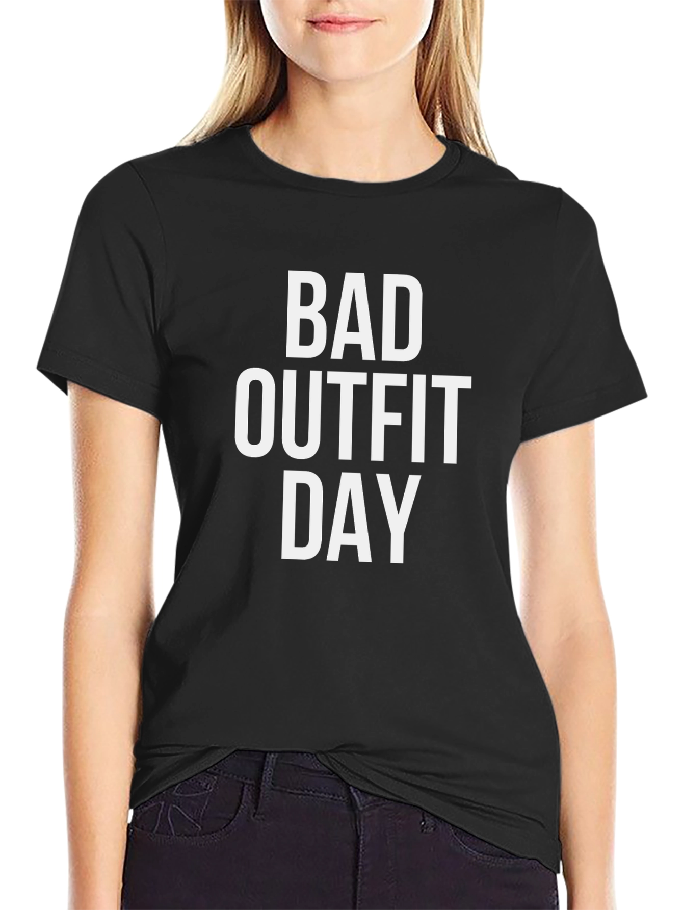 Bad Outfit Day Funny Graphic T-Shirt