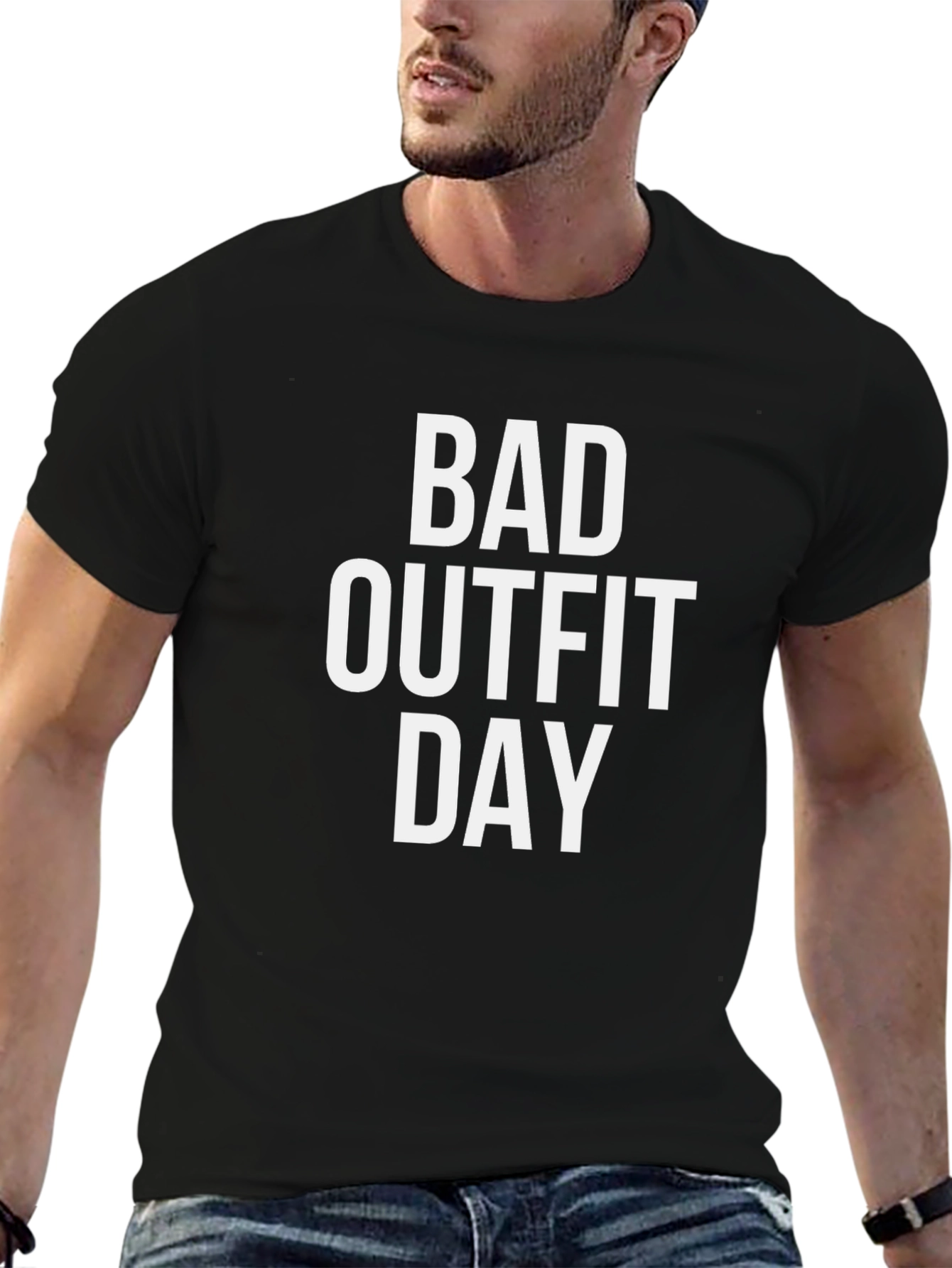 Bad Outfit Day Funny Graphic T-Shirt