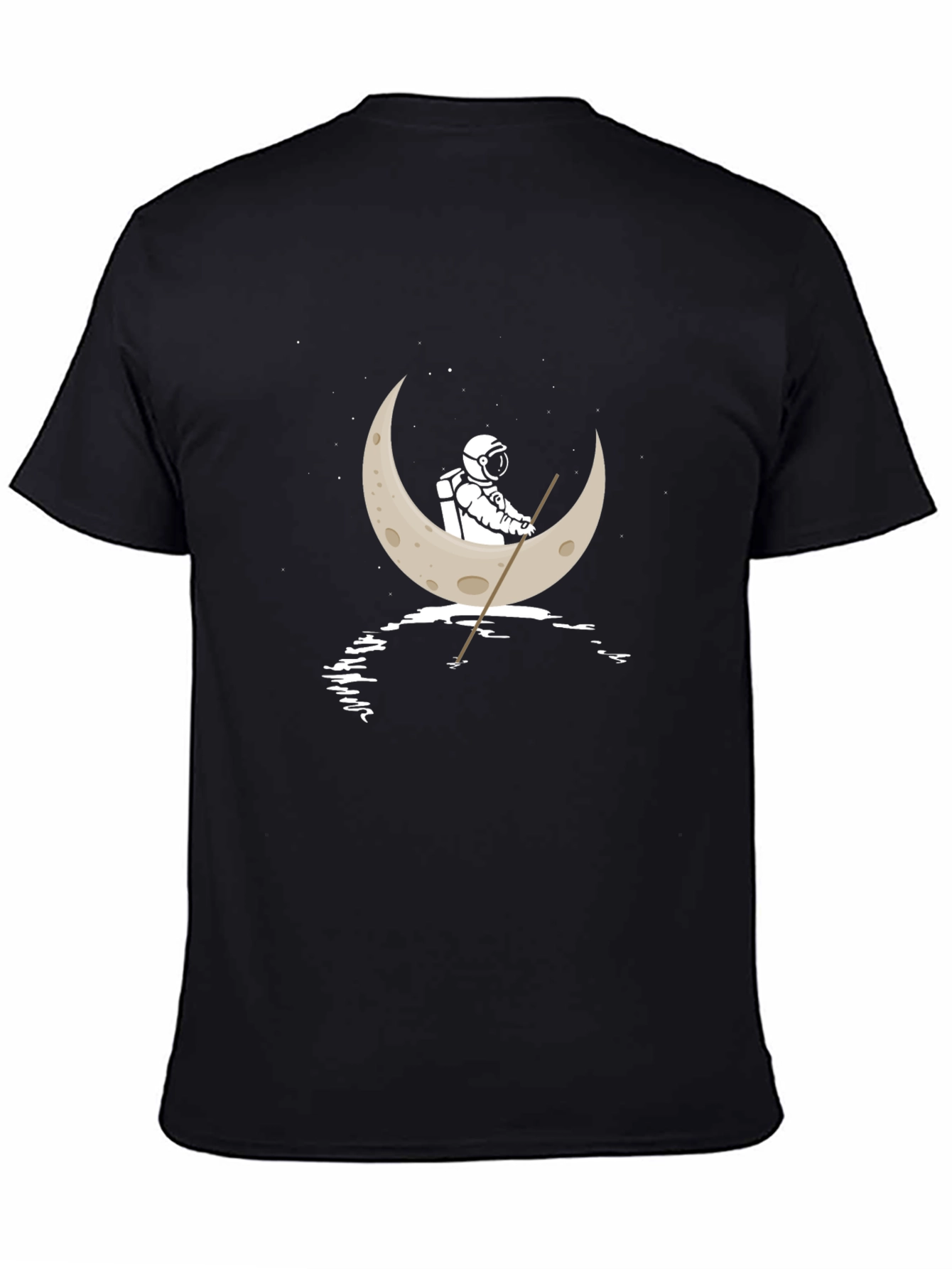 Astronaut Moon Boat T-Shirt