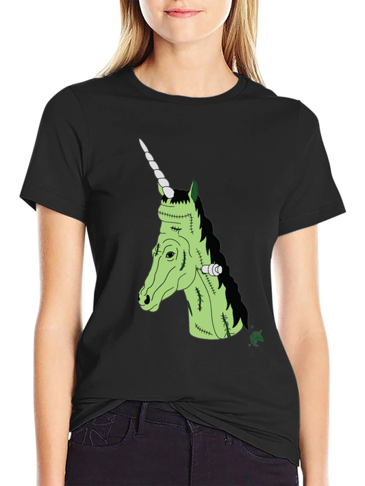 Frankenstein Unicorn Graphic Tee - Halloween Costume Shirt