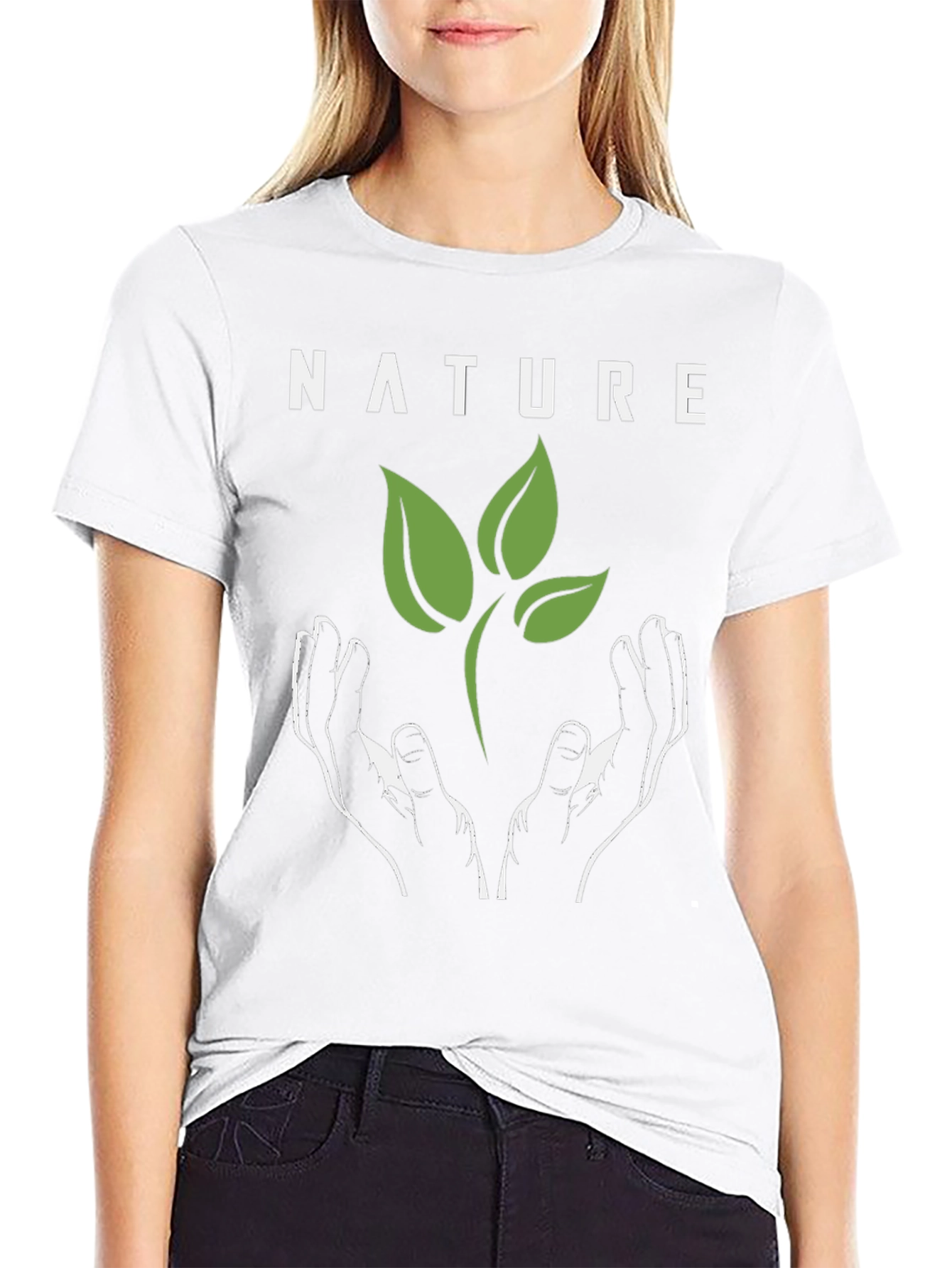 Nature Graphic T-Shirt - Plant Lover Tee