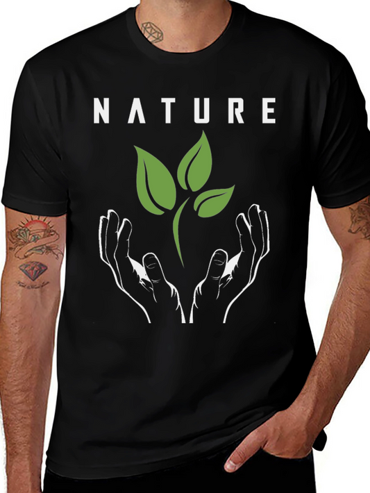 Nature Graphic T-Shirt - Plant Lover Tee