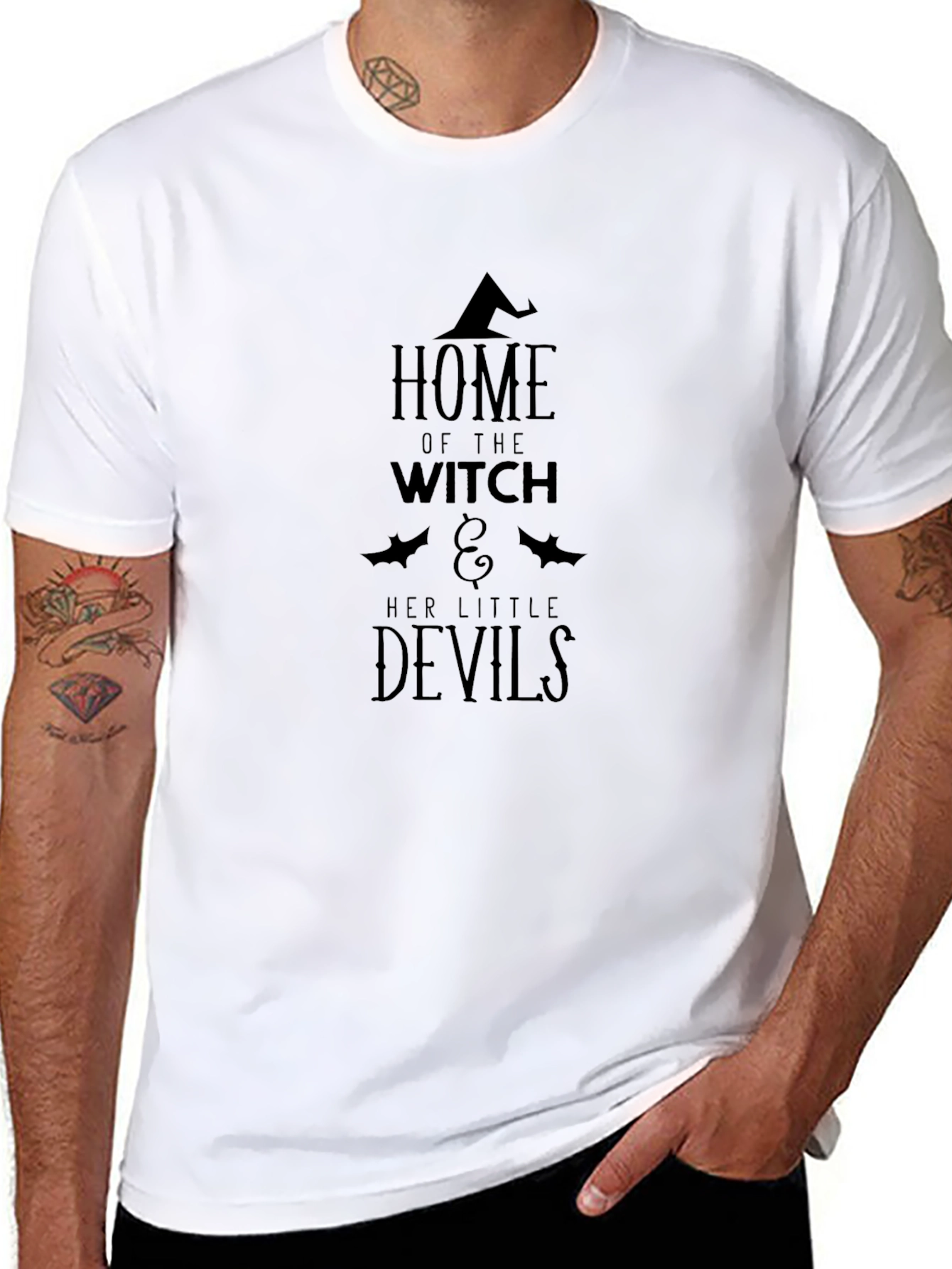 Home of The Witch & Her Little Devils T-Shirt