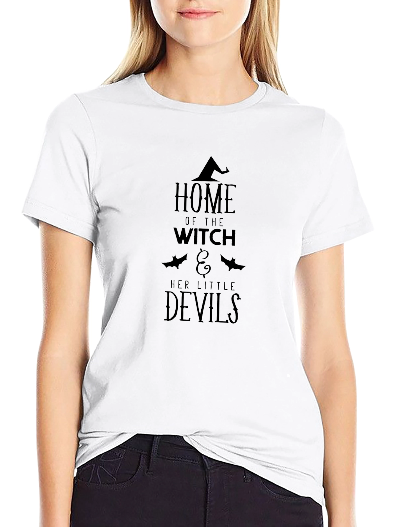 Home of The Witch & Her Little Devils T-Shirt