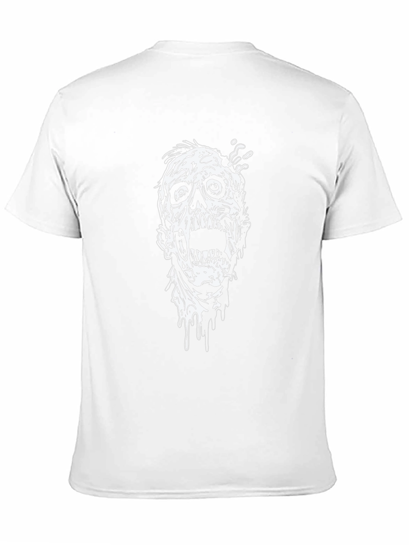 Zombie Graphic T-Shirt - Black Cotton Tee