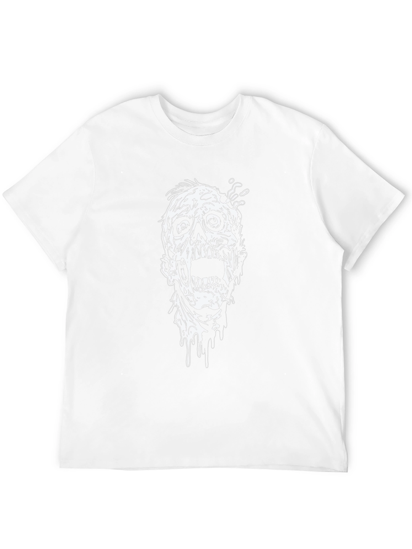 Zombie Graphic T-Shirt - Black Cotton Tee