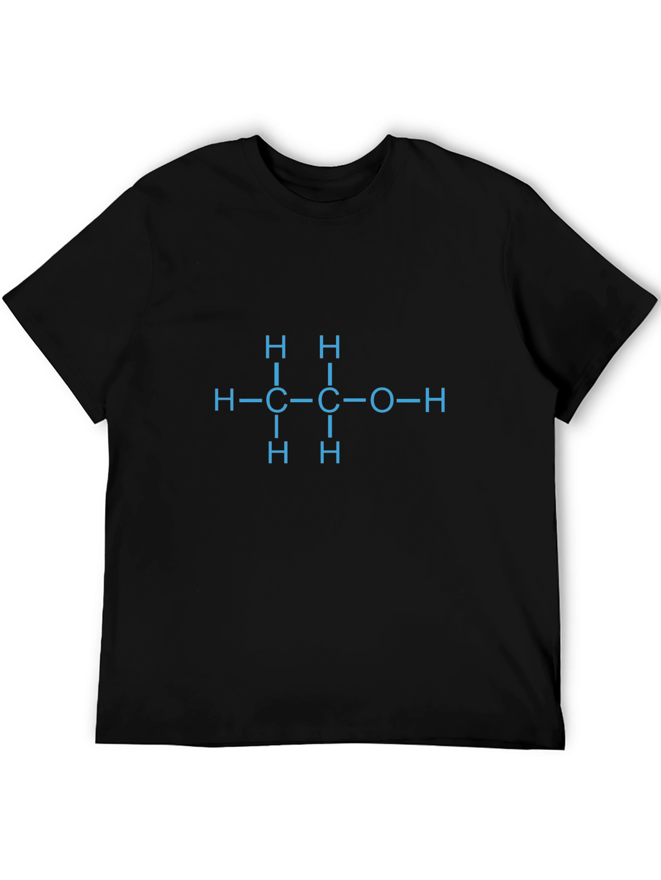 Ethanol Molecule Graphic T-Shirt - Science Tee