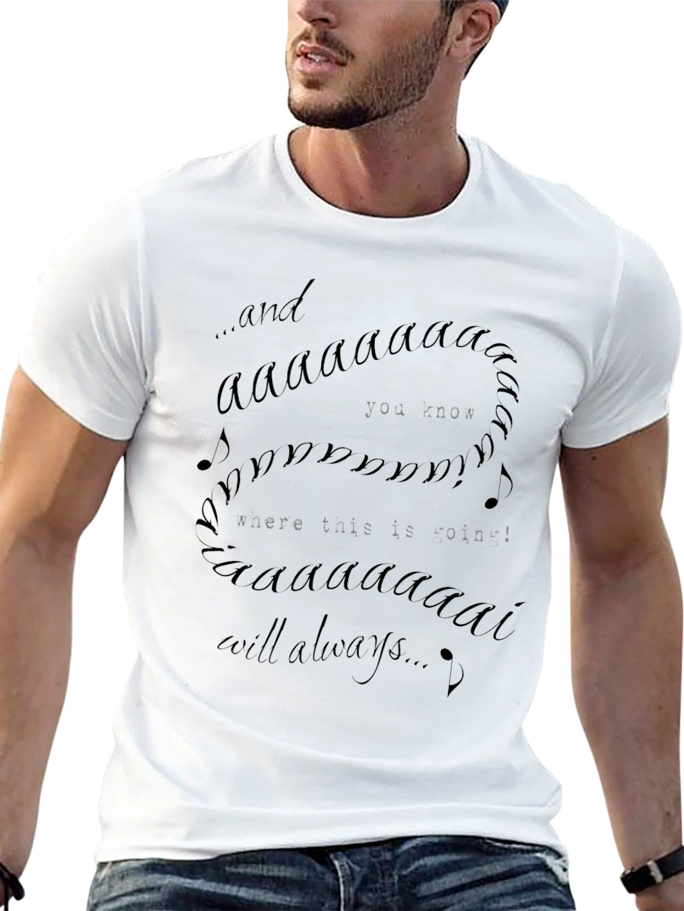 Lyric T-Shirt - Funny Music Quote Tee