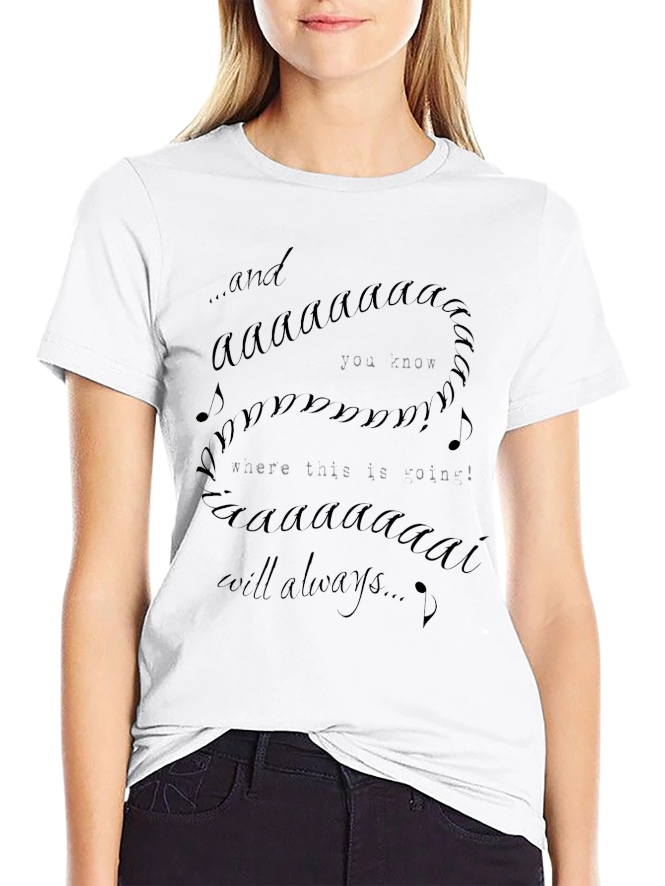 Lyric T-Shirt - Funny Music Quote Tee