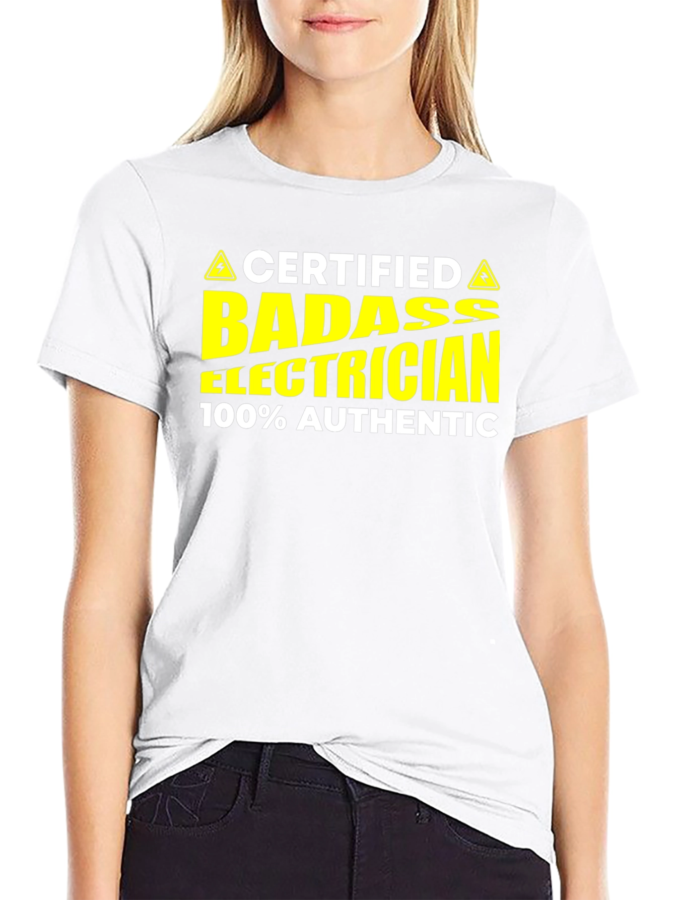 Certified Badass Electrician T-Shirt
