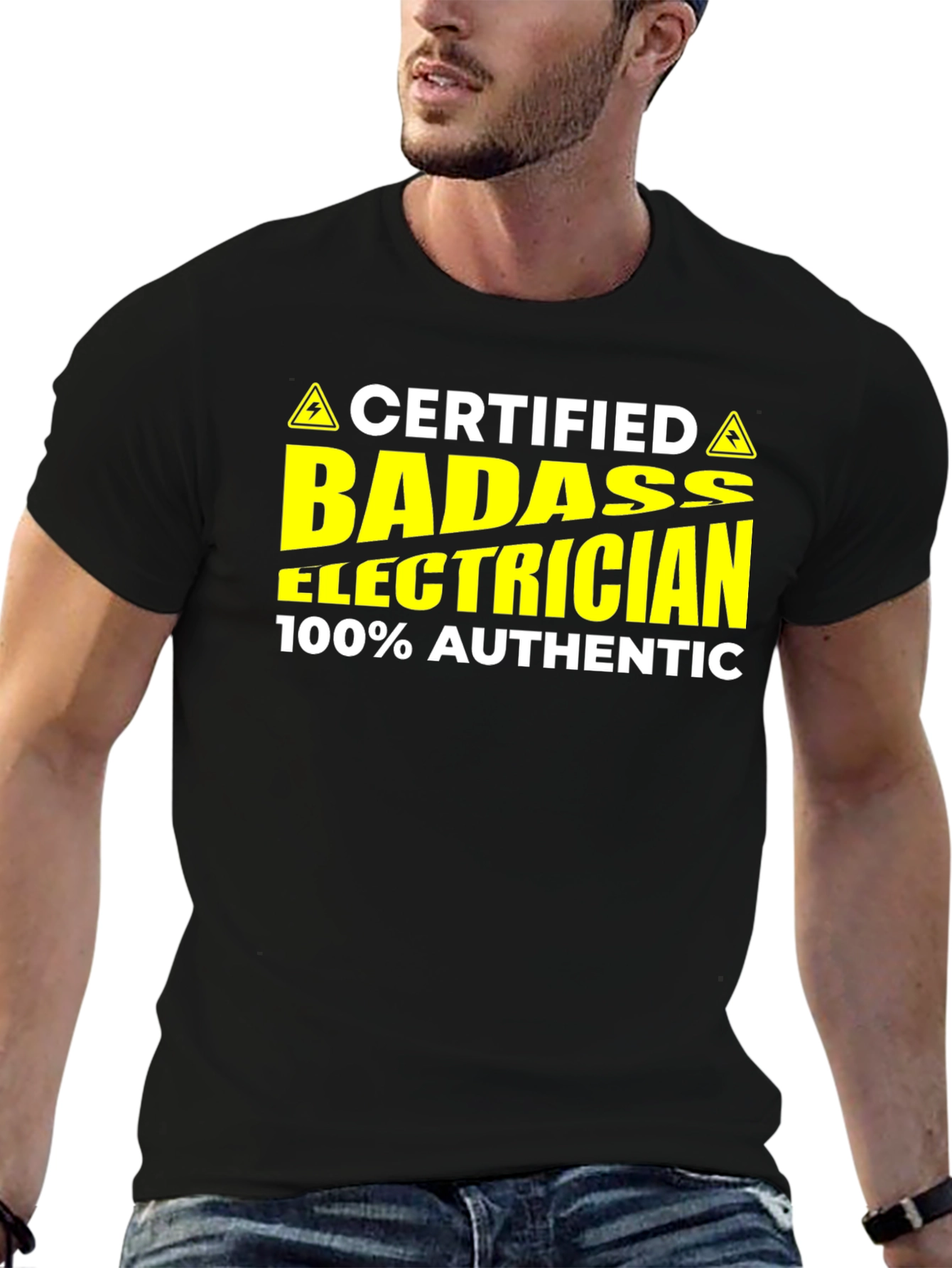 Certified Badass Electrician T-Shirt