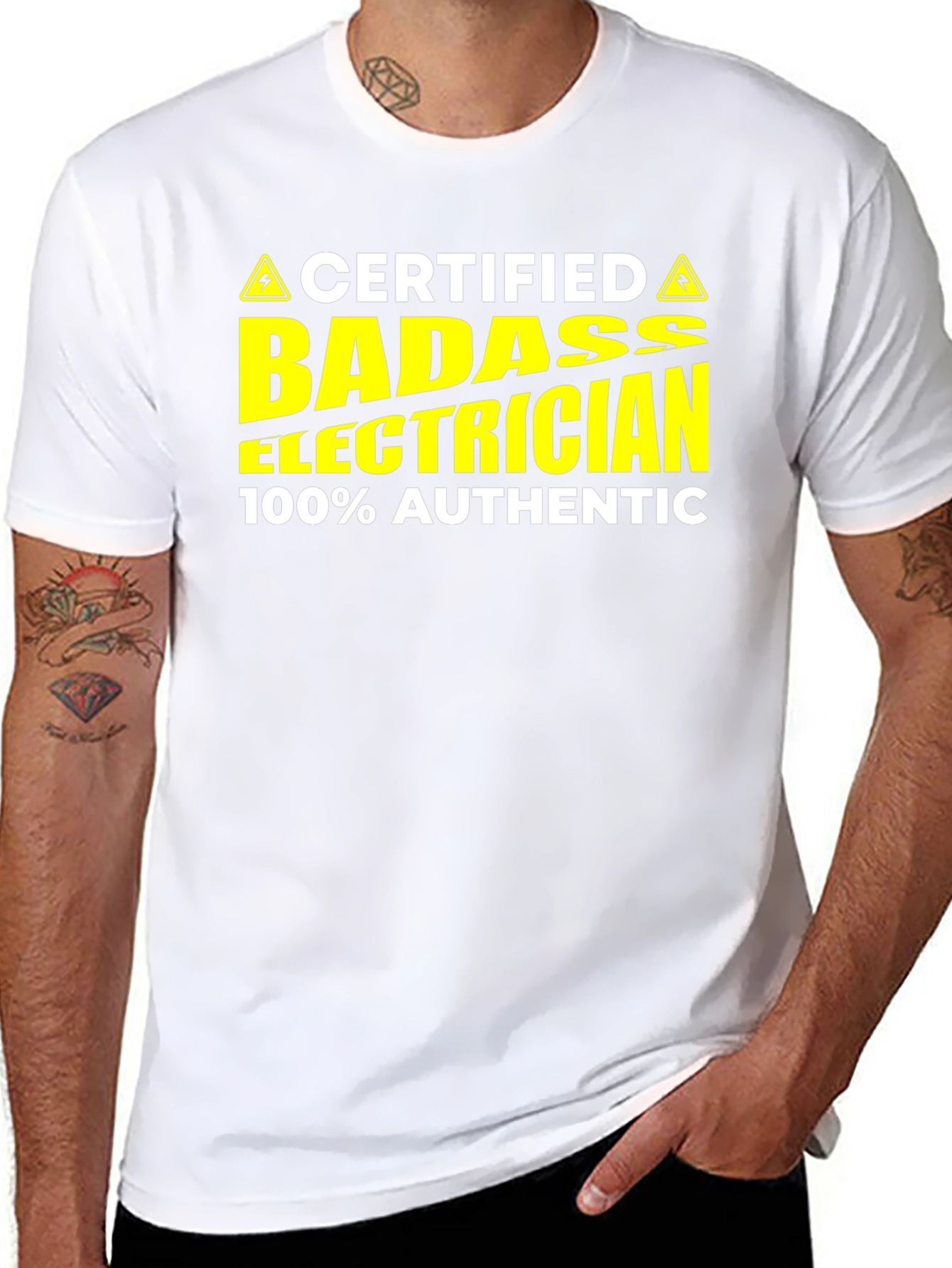 Certified Badass Electrician T-Shirt
