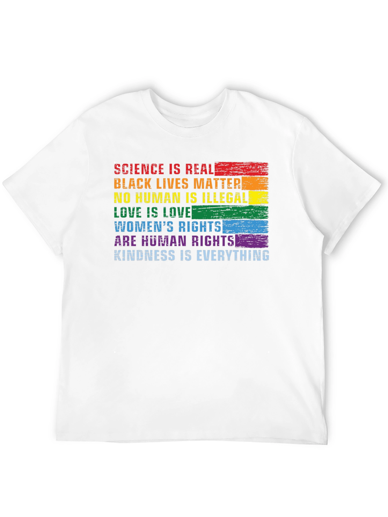 Science is Real Graphic Pride T-Shirt
